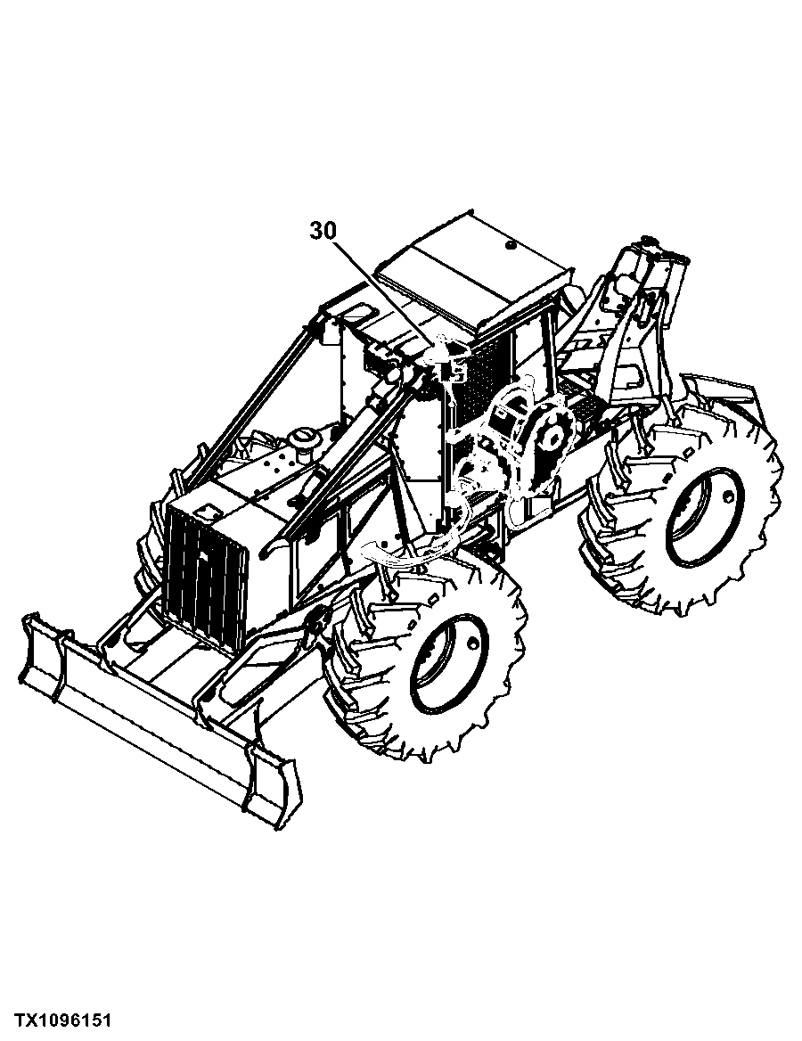 540GIII Cable Skidder (PIN: 1DW540GX_ _C630436 - C666892)