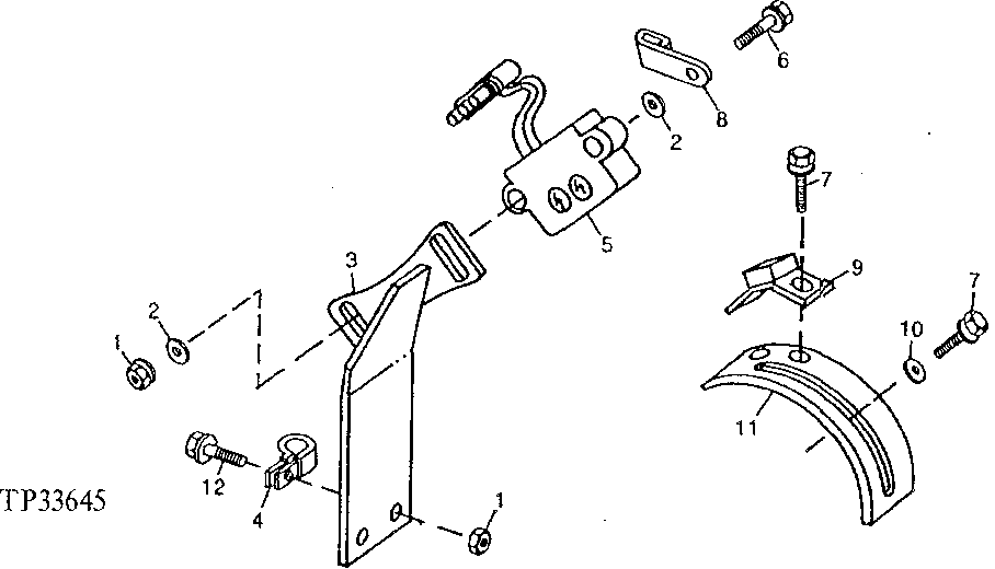 BOOM KICKOUT BRACKETS AND SWITCH ( - XXXXXX)