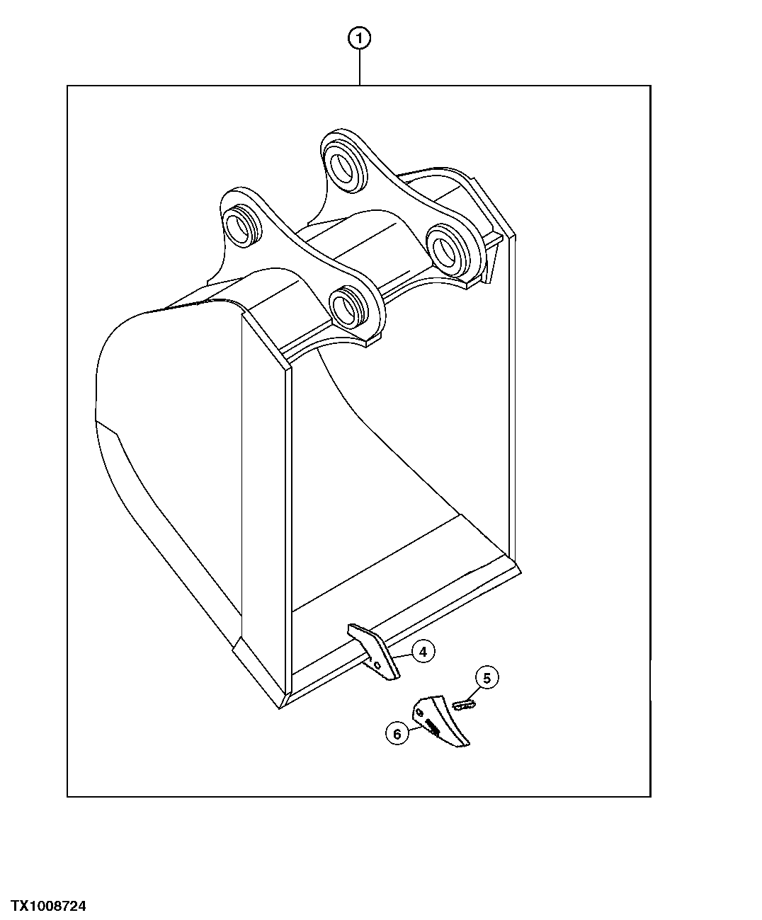 SUPER LONG FRONT BUCKET (36 INCH) (SEE FOOTNOTE)