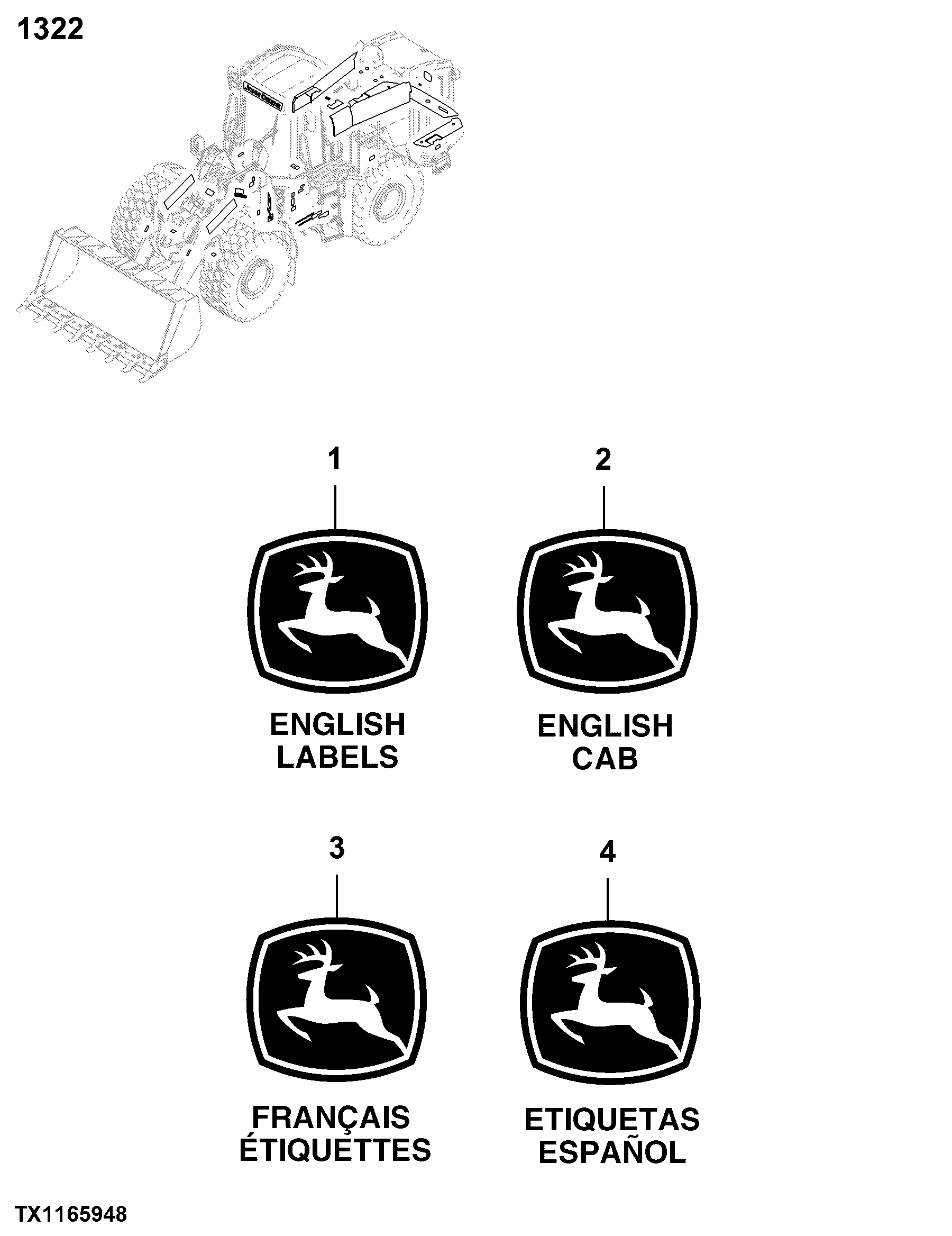 1322 Labels & Trademarks
