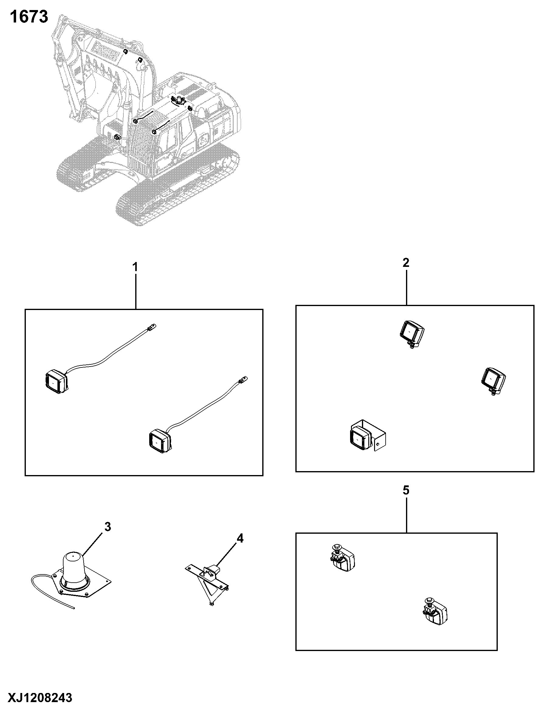 1673 Vehicle Lighting System E240