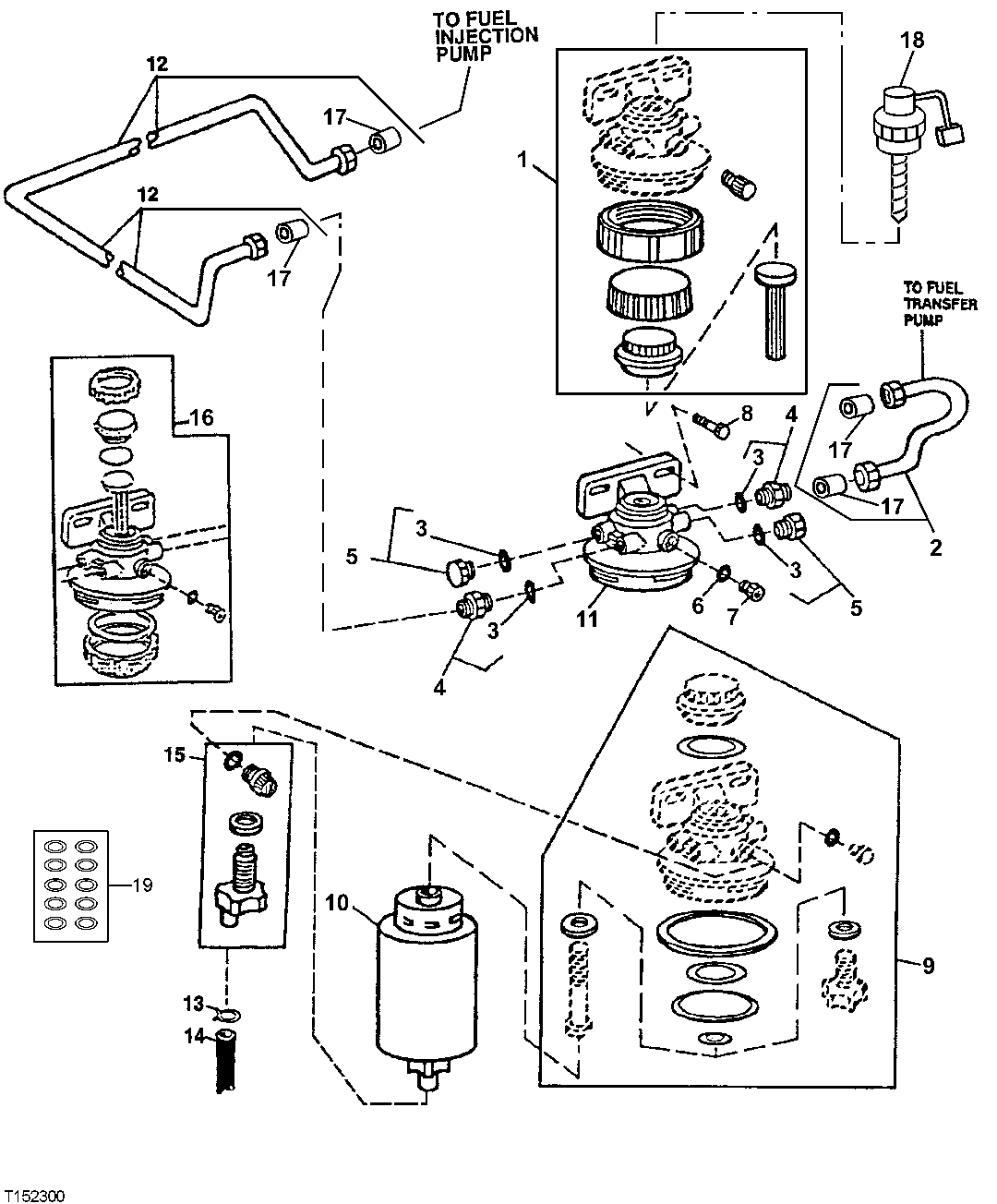 FINAL FUEL FILTER AND FUEL LINES (704569 - )