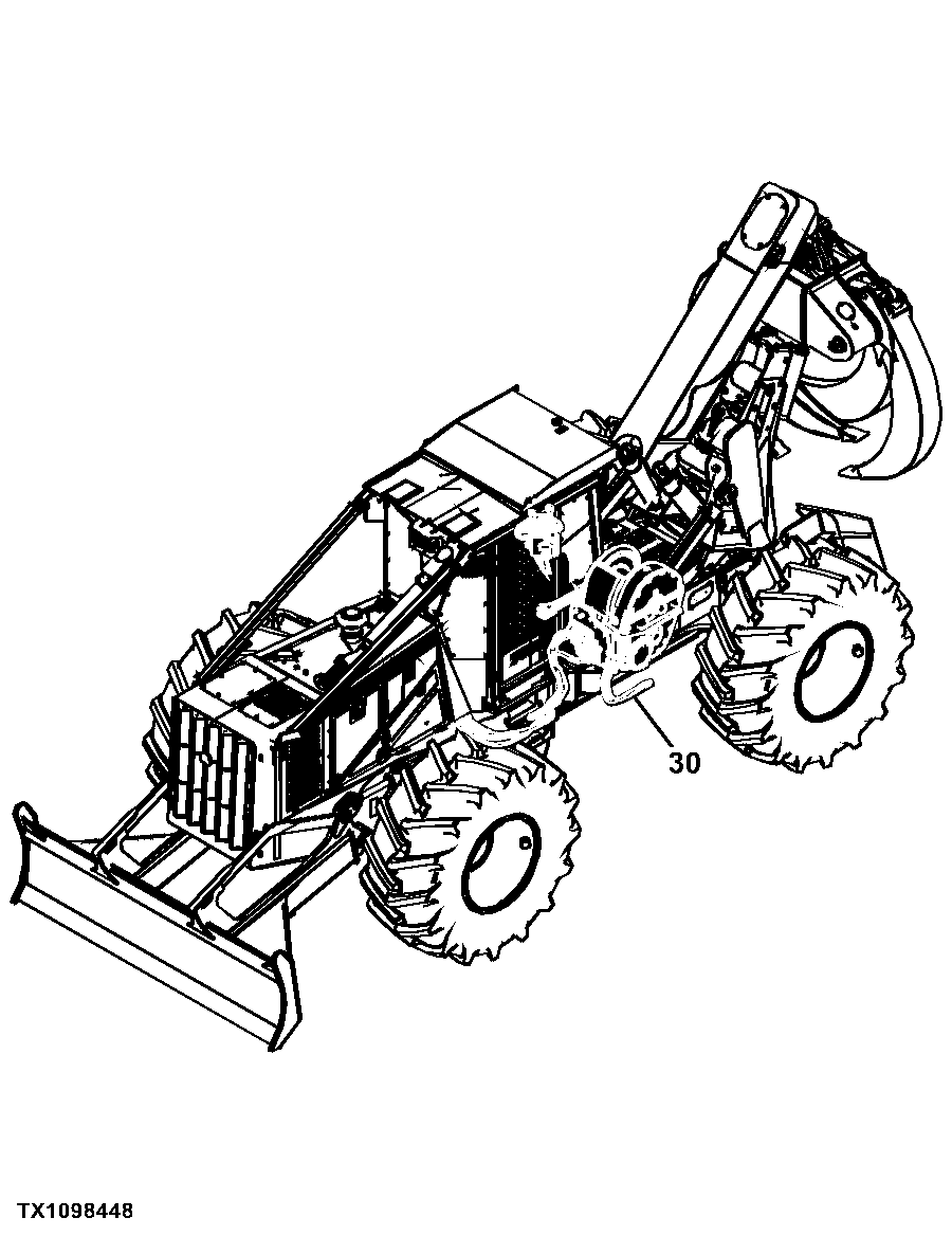 748HTJ Timberjack Cable and Grapple Skidder (PIN: 1DW748HT_ _C630436 - C666892) (PIN: 1DW748HT_ _D630436 - D666892)