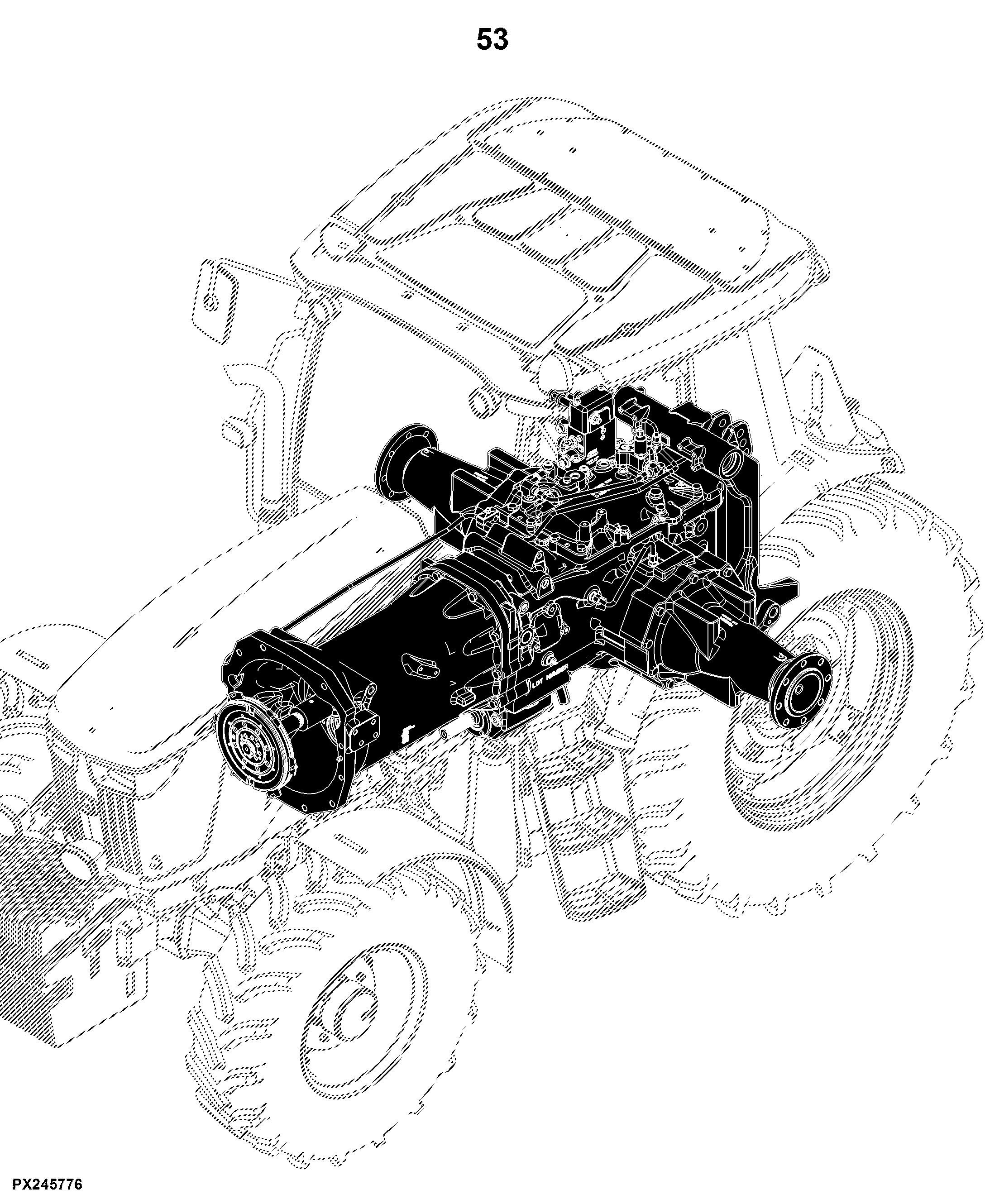 6110D (Tier 0) Tractor (S.N. -059999)(S.N. 060000- )(Worldwide Edition)
