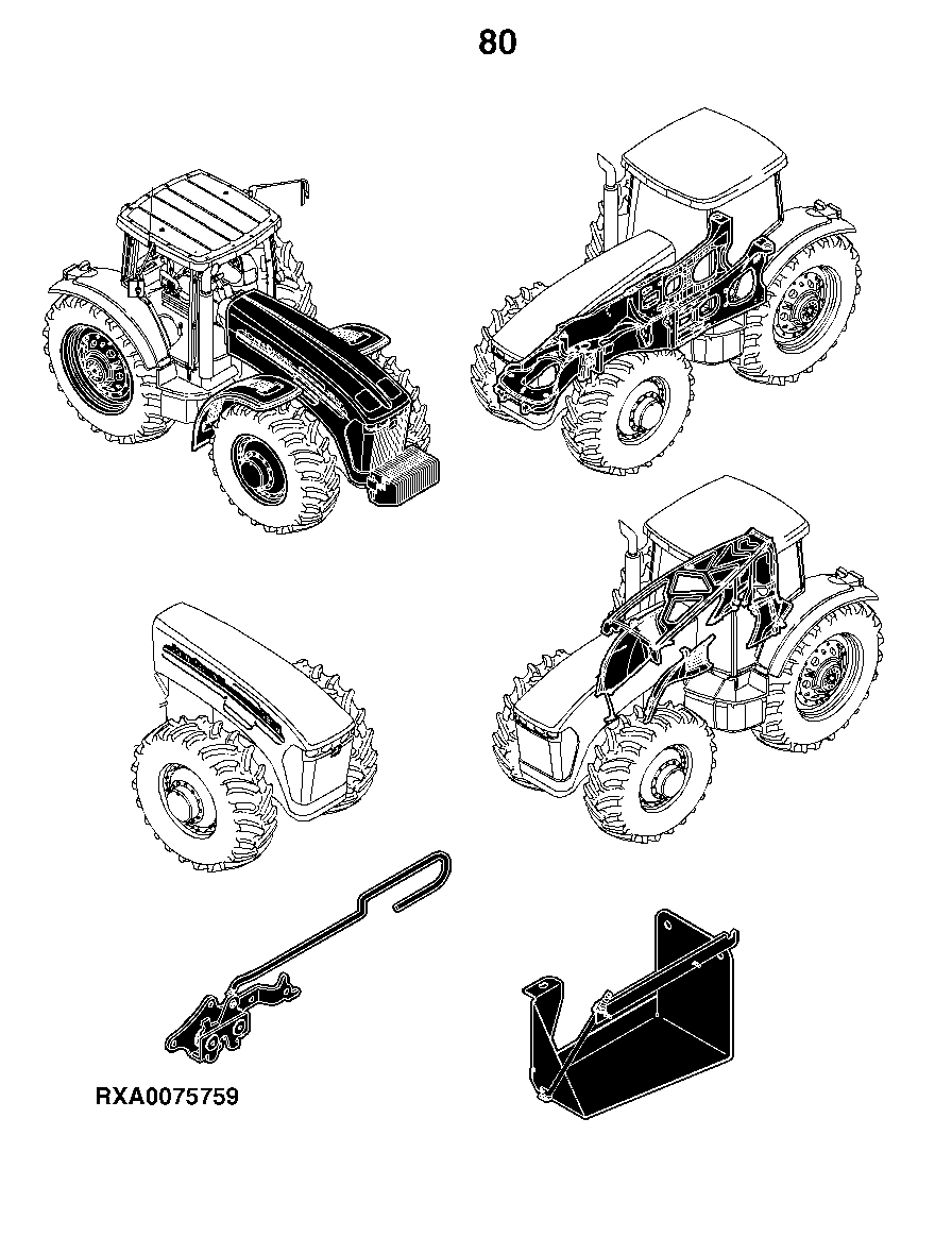 7815 Tractors (S.N. -053261)(Worldwide Edition)