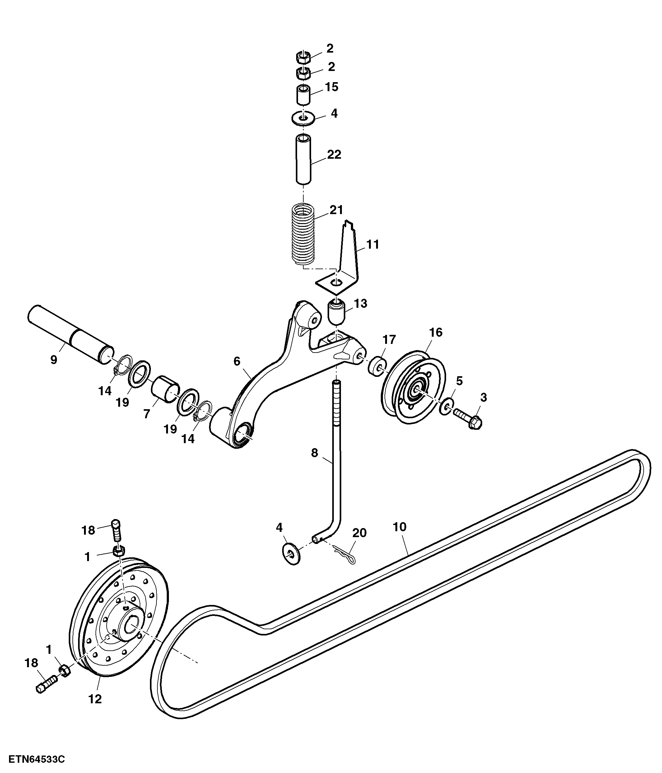 Cooling Package Air Screen Drive Engine Side