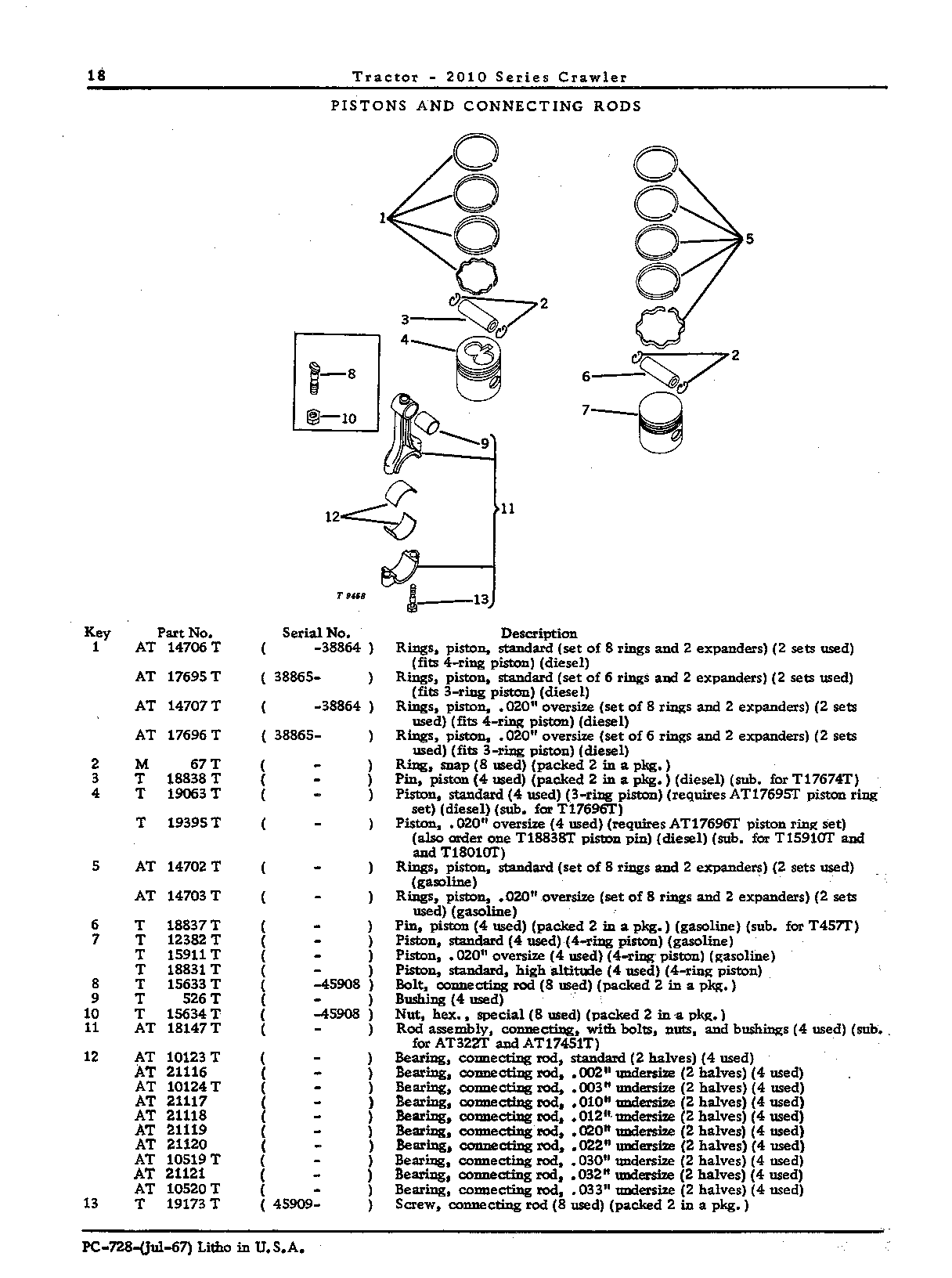 Bearings, connecting rod