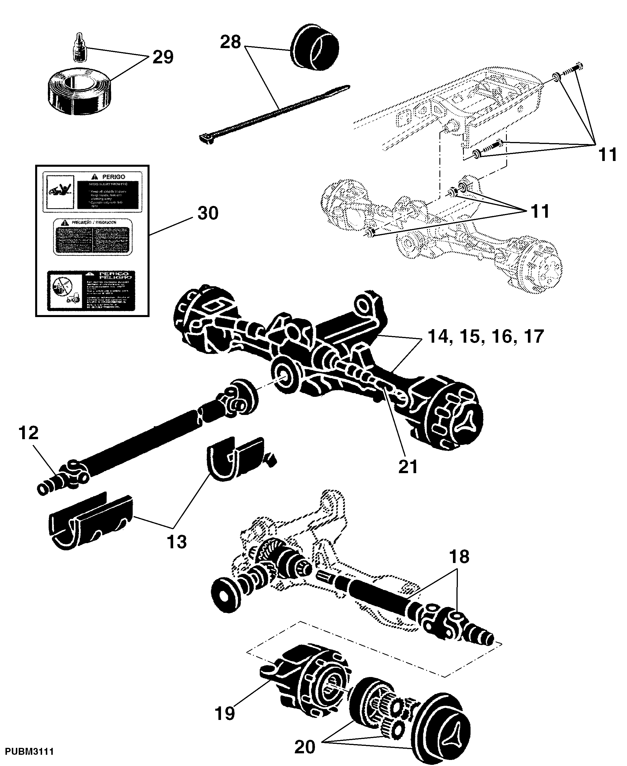 80 FRAME, FRONT AXLES, SHEETS, MISCELLANEOUS