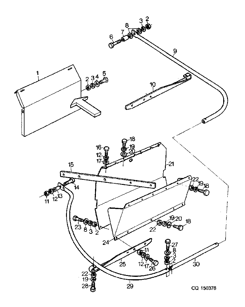 ESPARCIDOR DE PAJA - PROTECCION Y DEFLECTOR