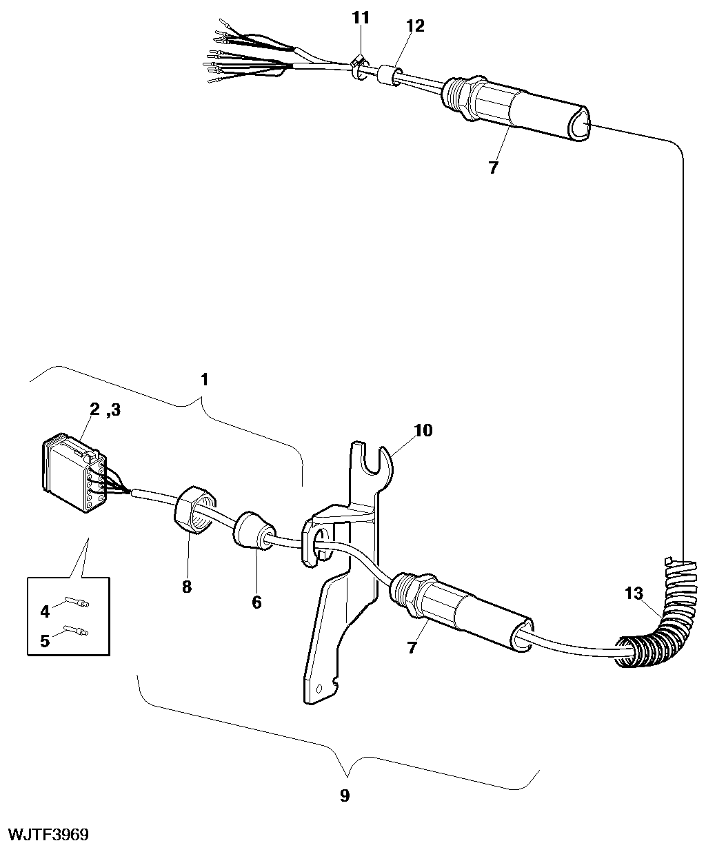Wiring Harness for Electrical Box Between HHC