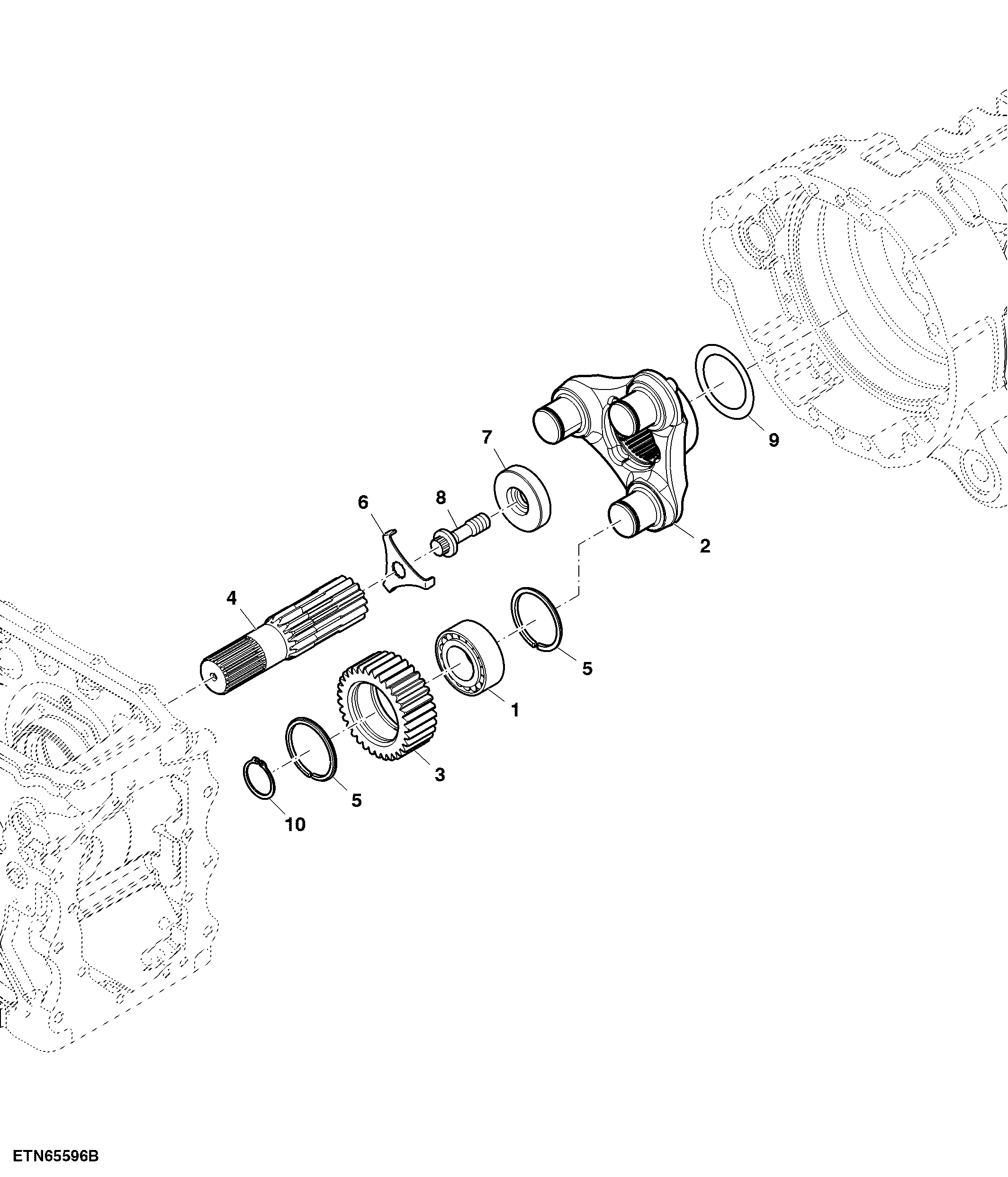 Final Drive, Rear axle Standard Spline Diameter, High Speed