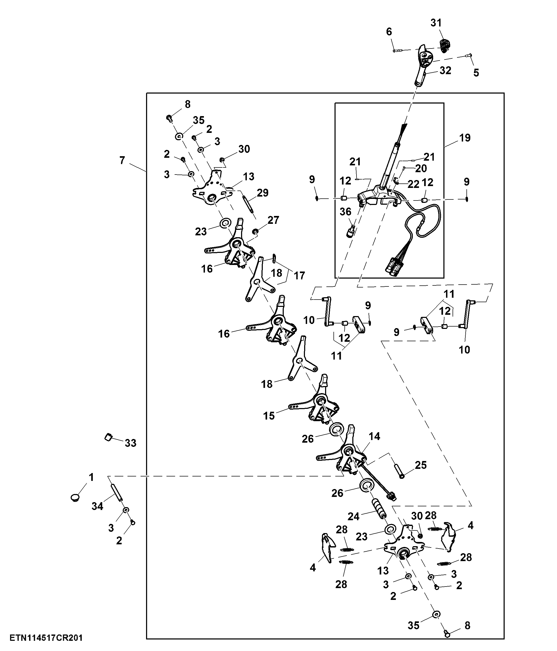 Range Shift, AutoQuad™ PLUS, W/ 5-Ranges, W/ Hand Clutch