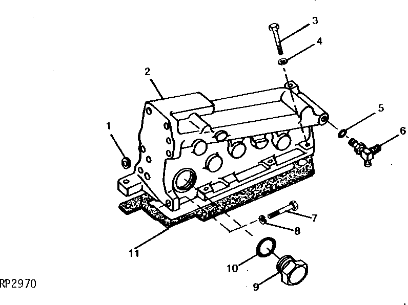 SELECTIVE CONTROL VALVE SUPPORT (W/O ROCKSHAFT)