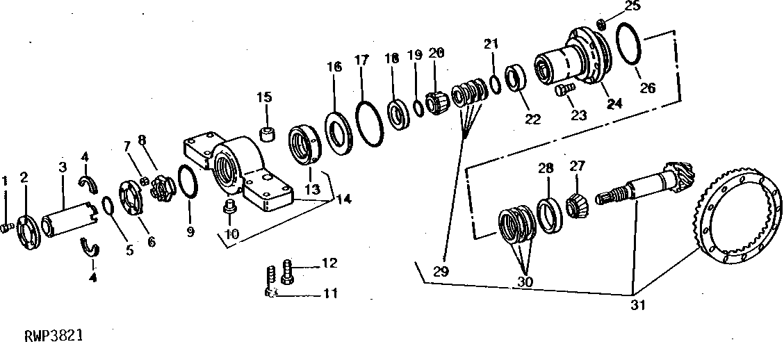 Front Differential Drive And Support Assembly