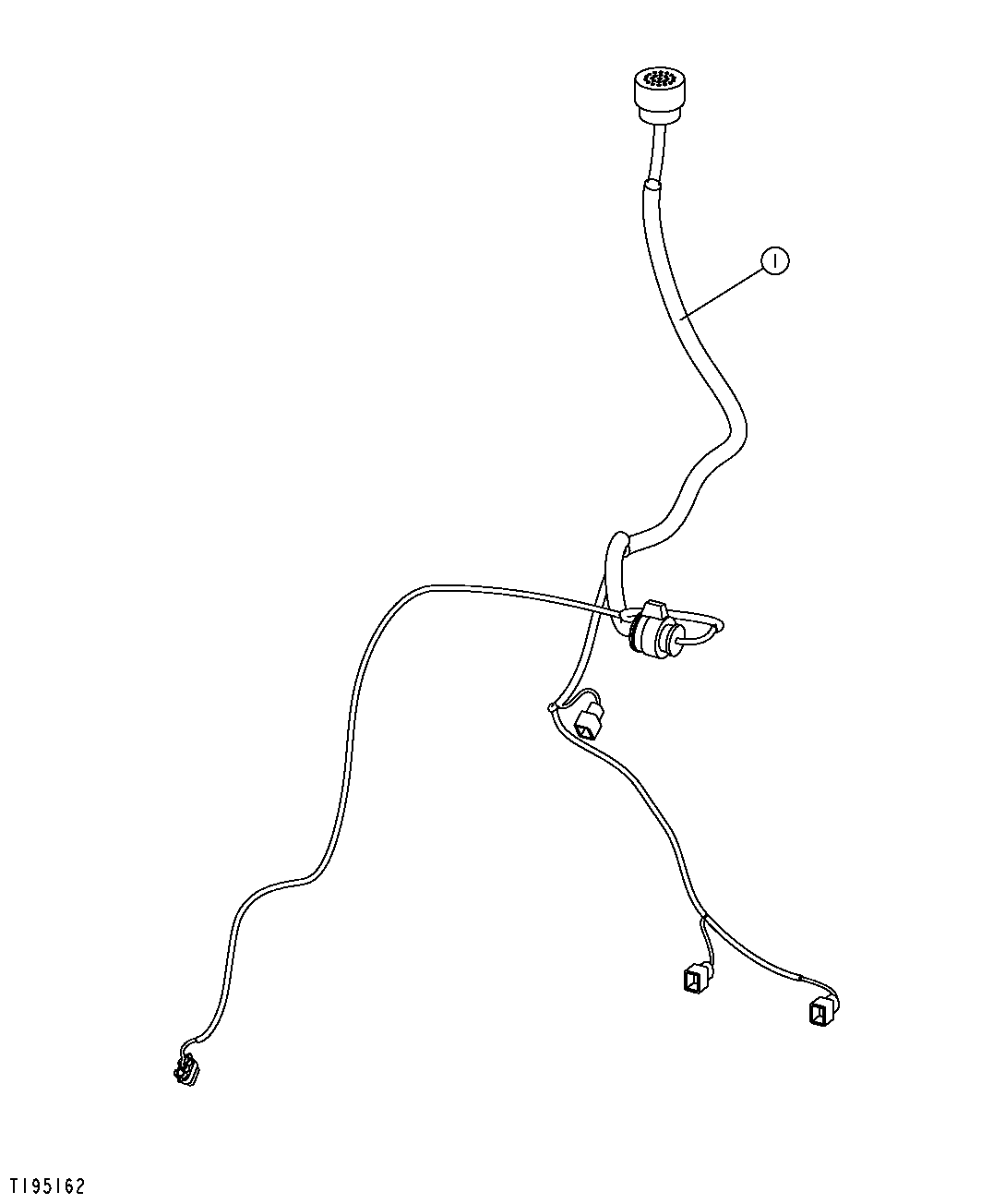 TRANSMISSION WIRING HARNESS (SN 590068-600915)