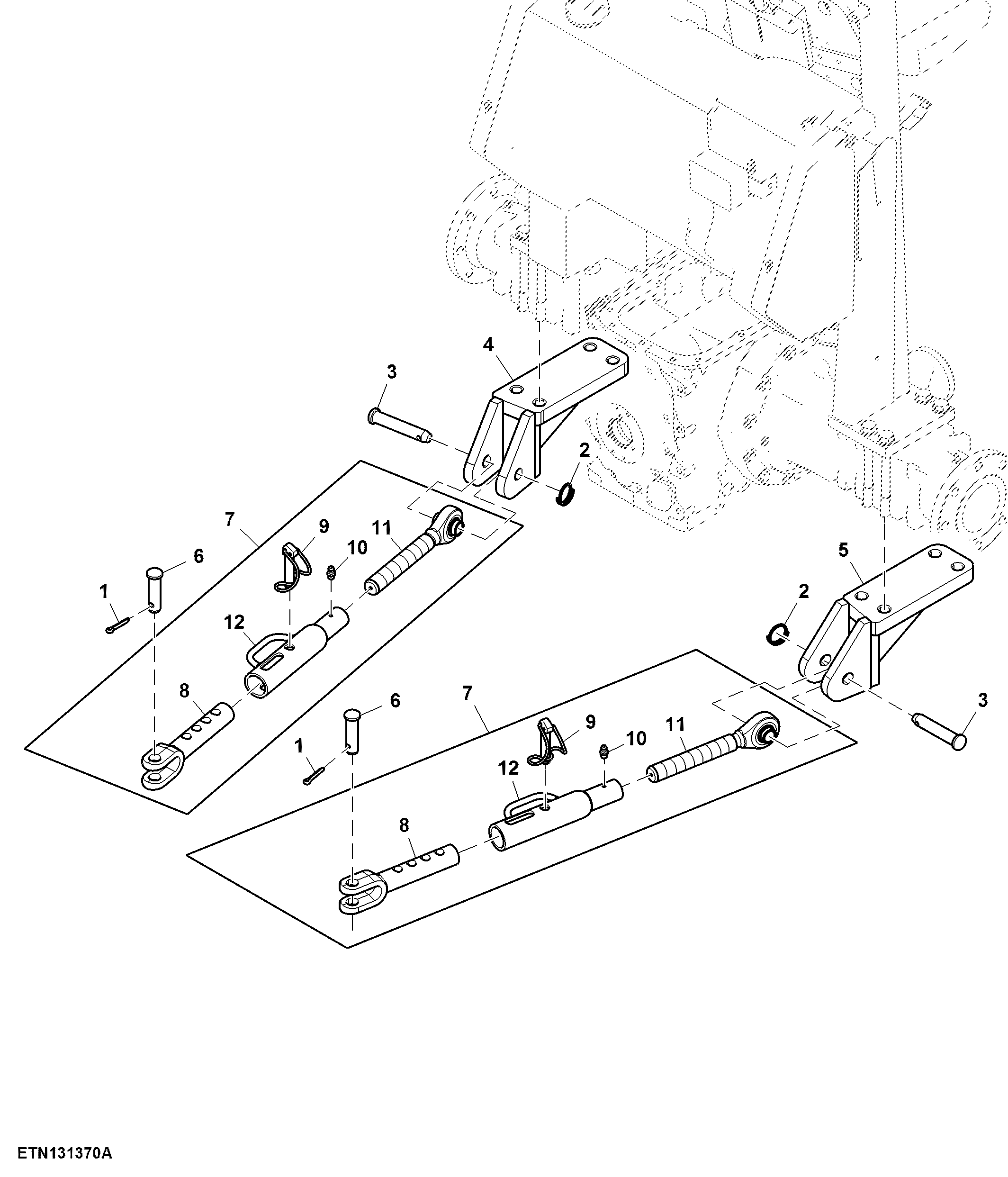Adjustable Stabilizer Bar, RH / LH (002861 - )
