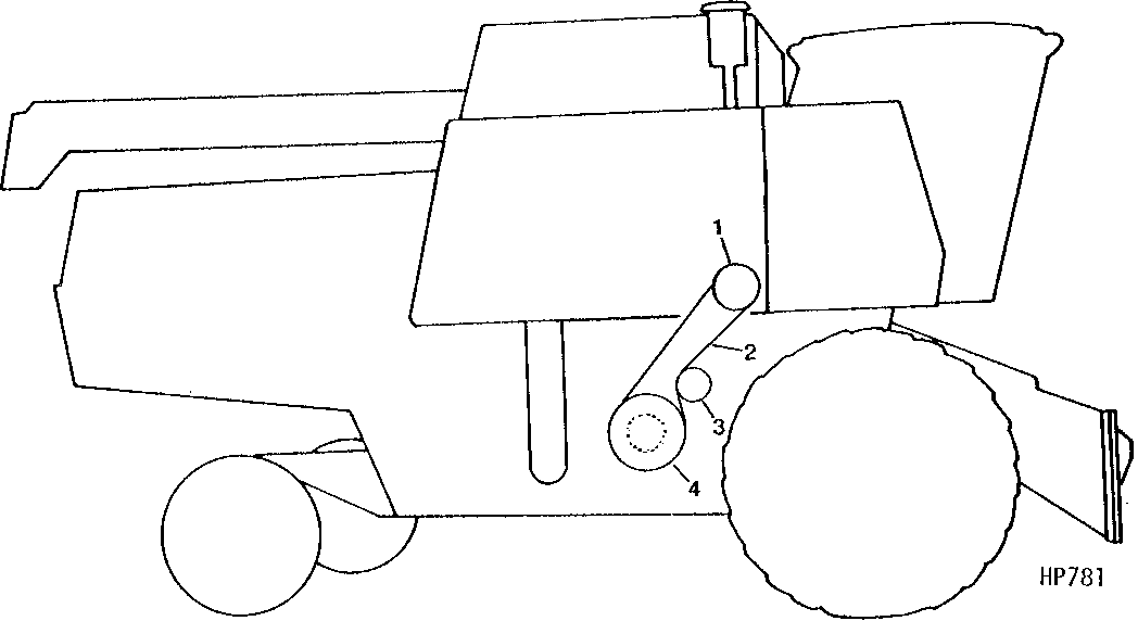 Primary Countershaft to Secondary Countershaft Drive Belts, Sheaves, Idlers