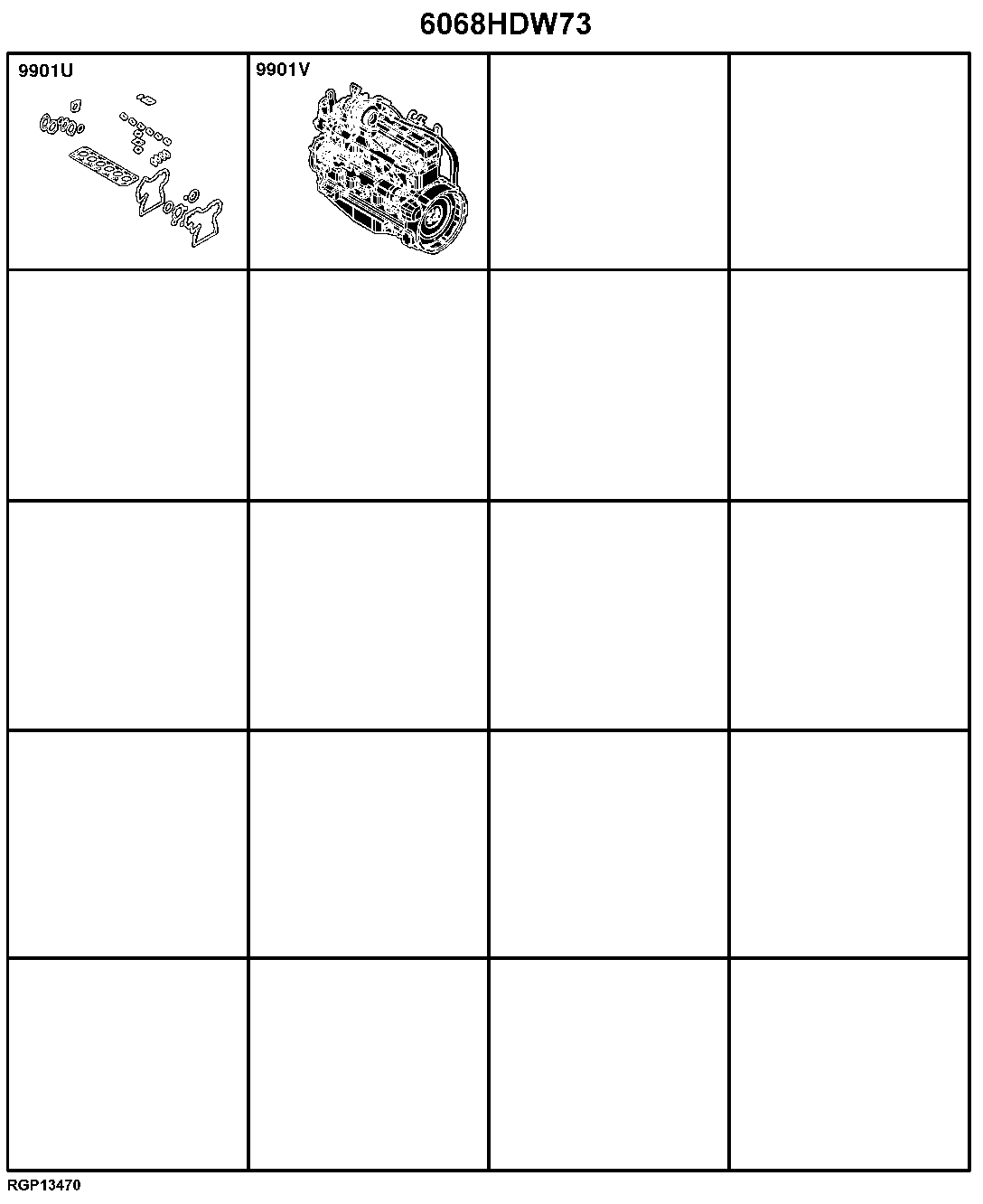 004B Engine 6068HDW73-RE534832