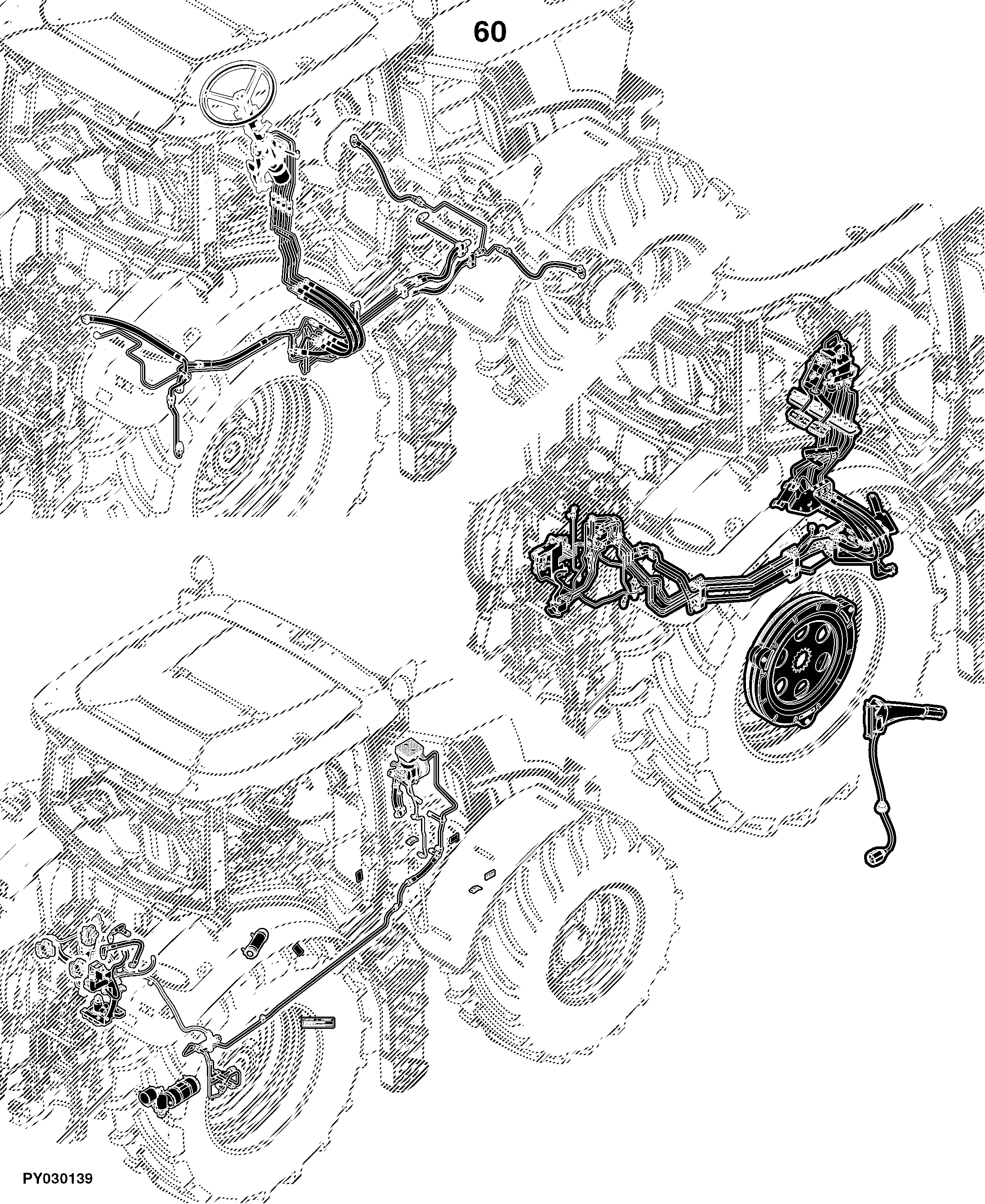 6210R Tractor (North America Edition, Engine SN: 6068RXXXXXX)(Interim Tier 4)