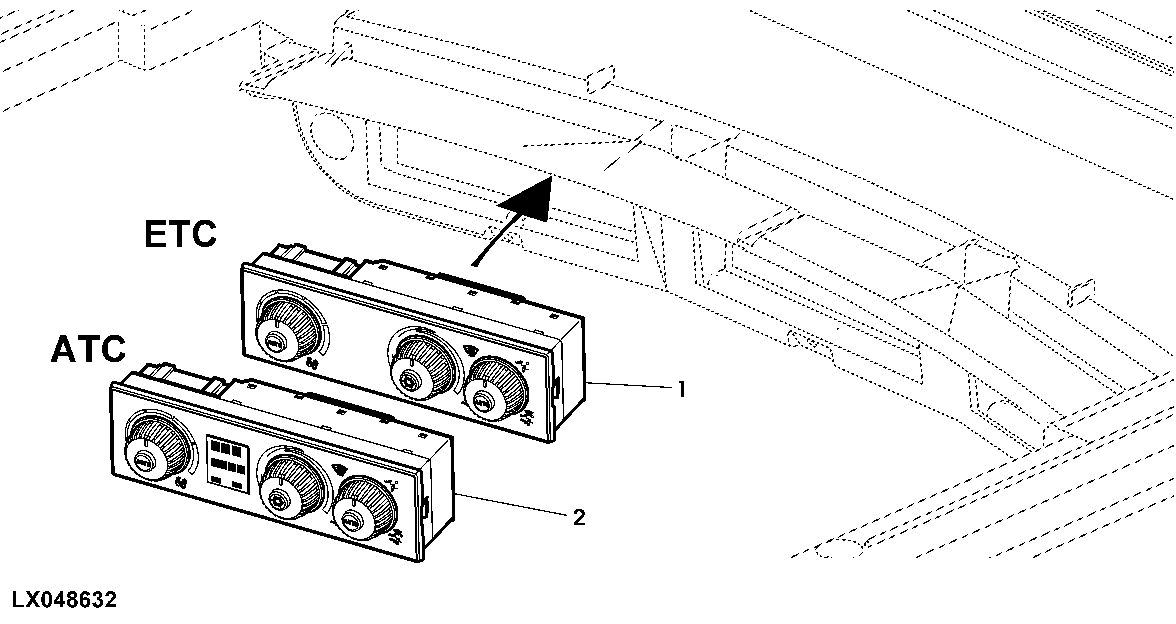 CONTROL UNIT, AIR-CONDITIONING / CLIMATRAK
