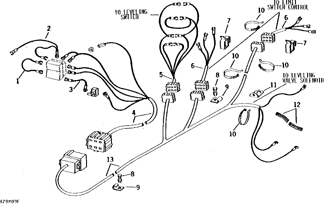 FRONT AND REAR LEVELING WIRING HARNESS (311001 - )