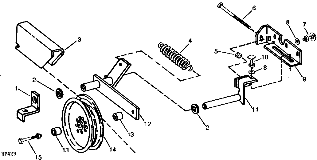 FEEDER HOUSE VARIABLE DRIVE MIDDLE BELT TIGHTENER (SIDEHILL) (CONVEYOR TYPE)