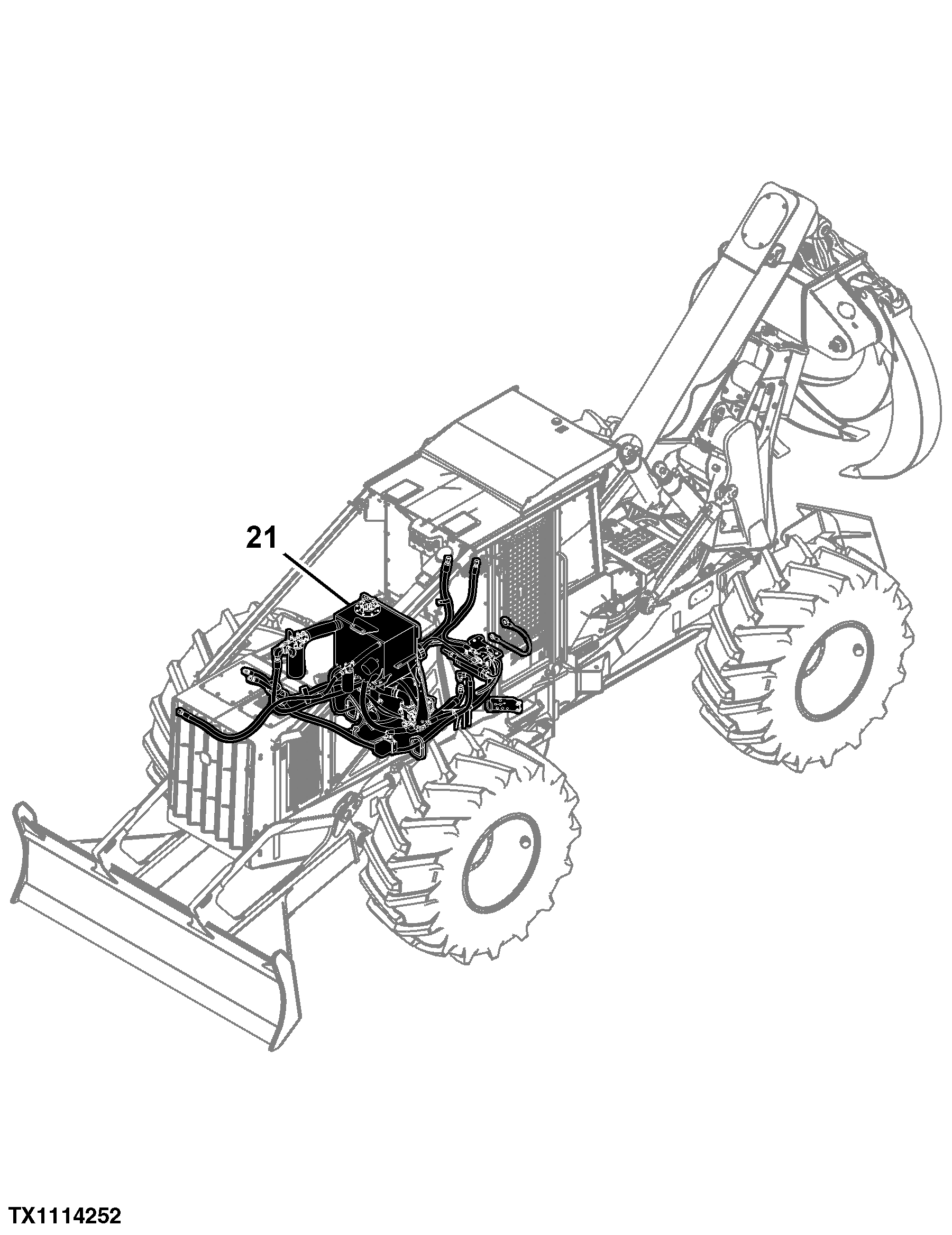 748H Cable and Grapple Skidder (PIN: 1DW748HX_ _C630436 - C666892) (PIN: 1DW748HX_ _D630436 - D666892)