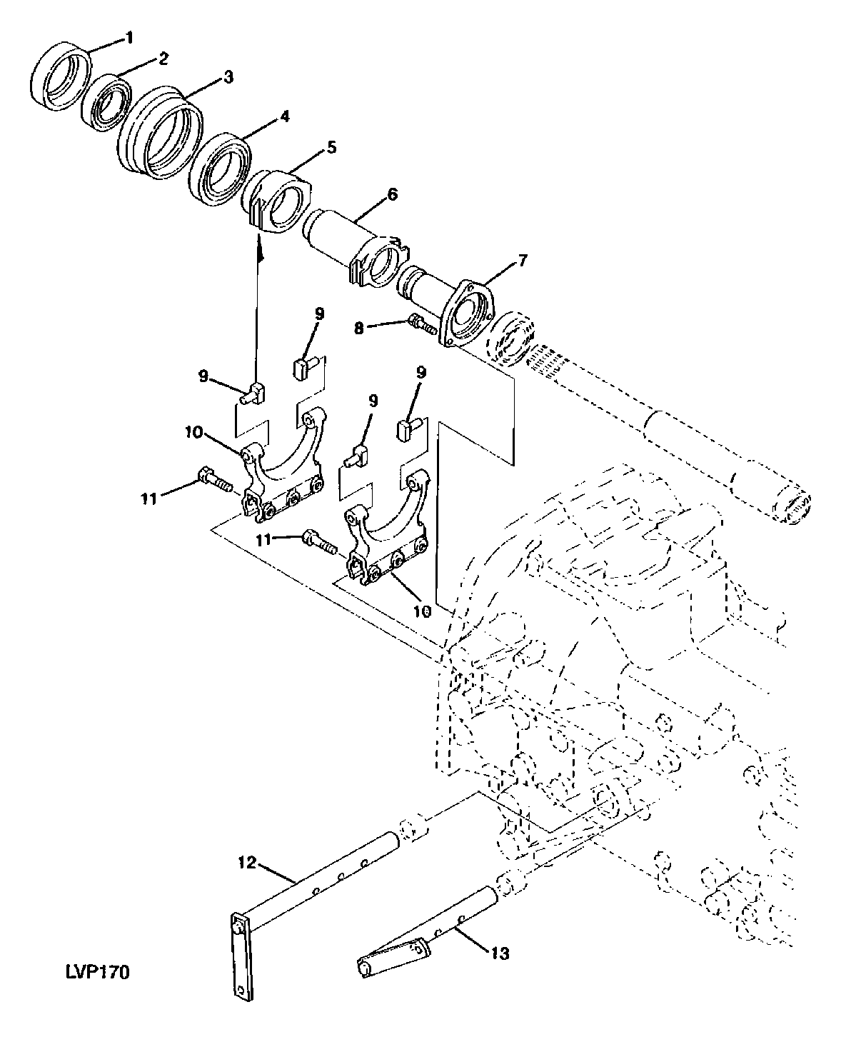 LUK CLUTCH RELEASE SYNCSHUTTLE TRANSMISSION (13694-)