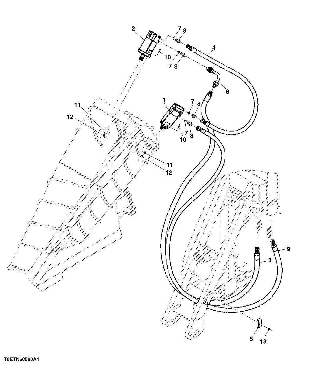 Lines GP, Scroll, Outer, Left Option 5310, 5320, 5330, 5340