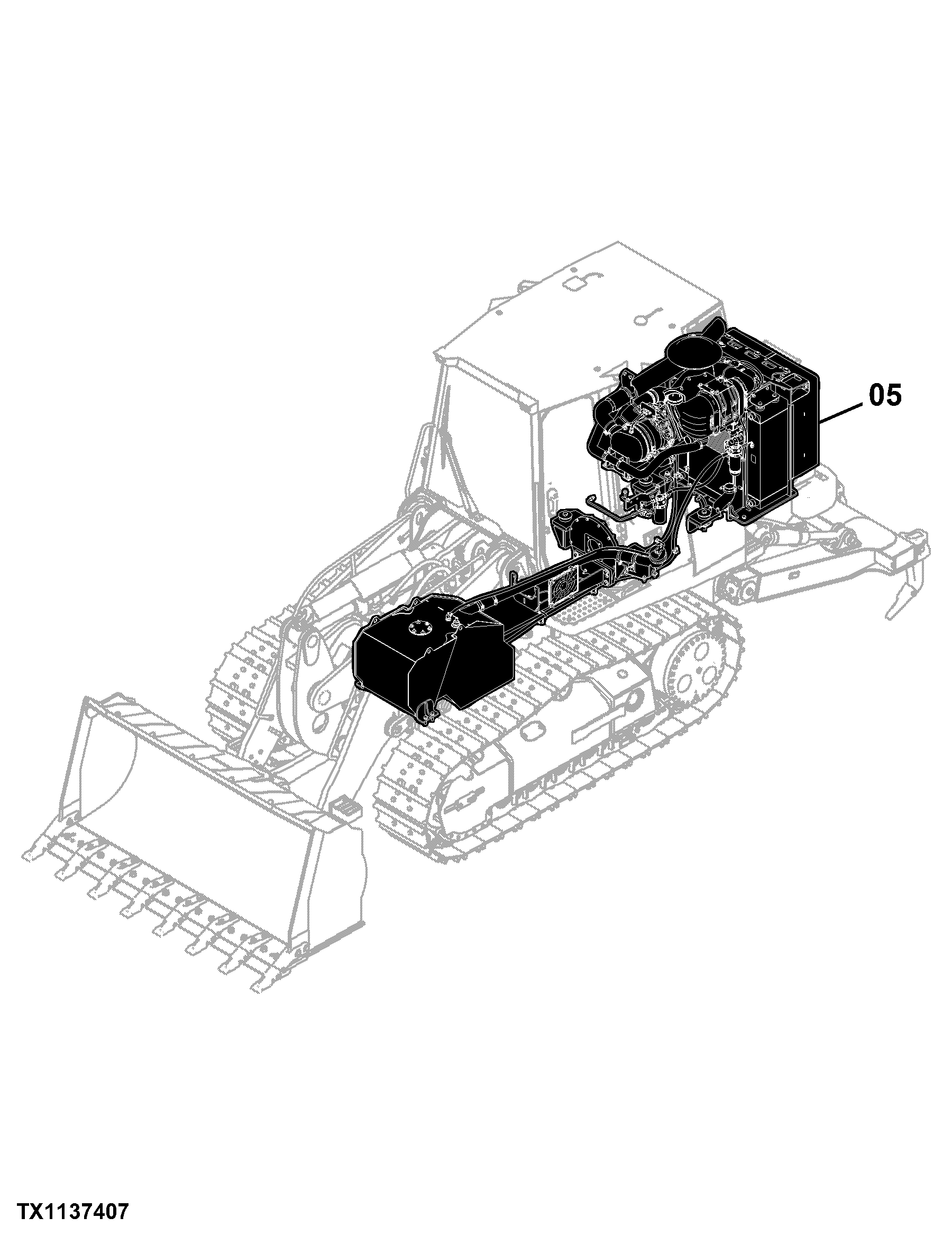 655K Crawler Loader (PIN: 1T0655KX_ _E233169-339325)