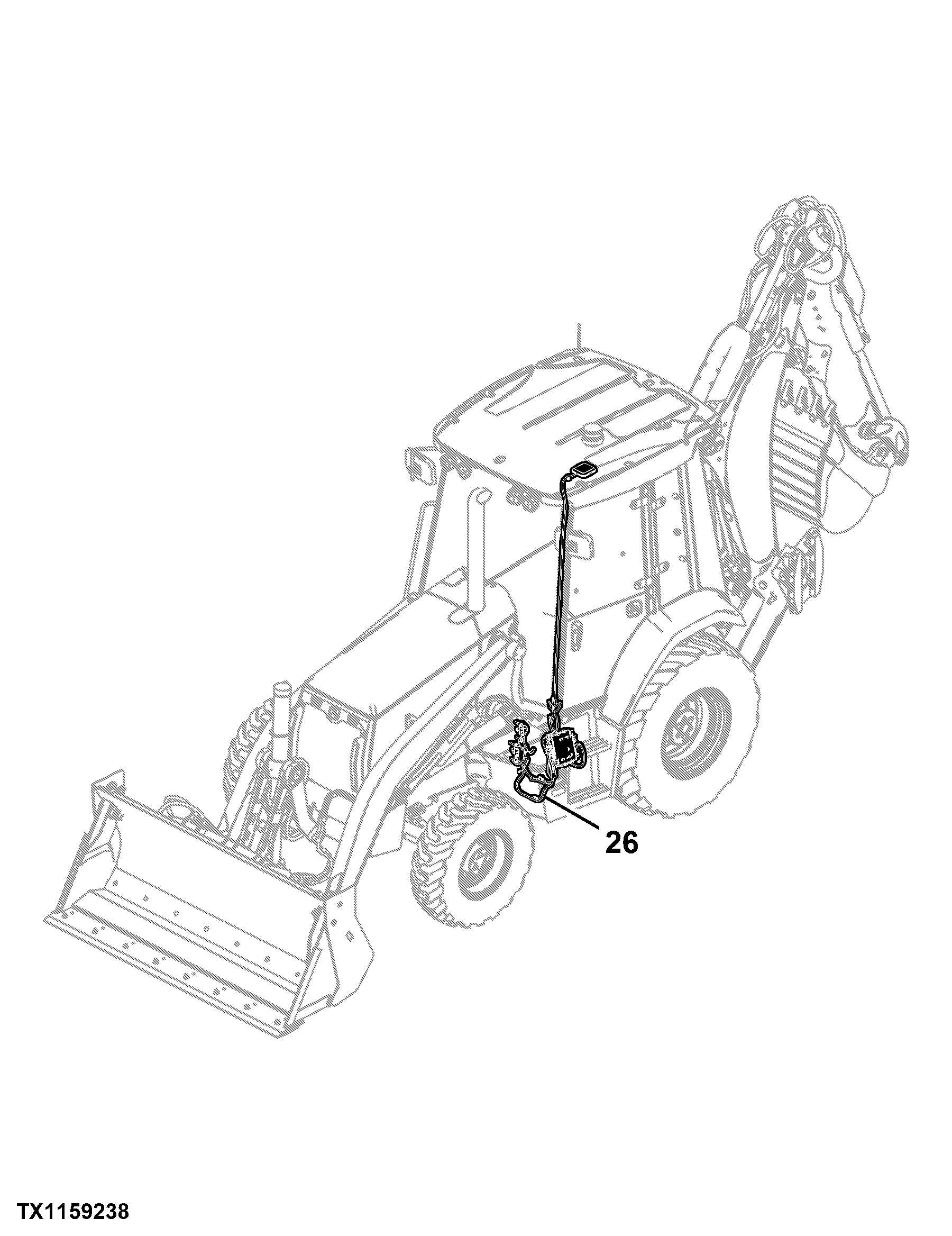 310SK TC (TMC) Backhoe Loader (Engine 4045HT063,4045HT073)(PIN: 1T0310TK_ _E219607 - E270402)