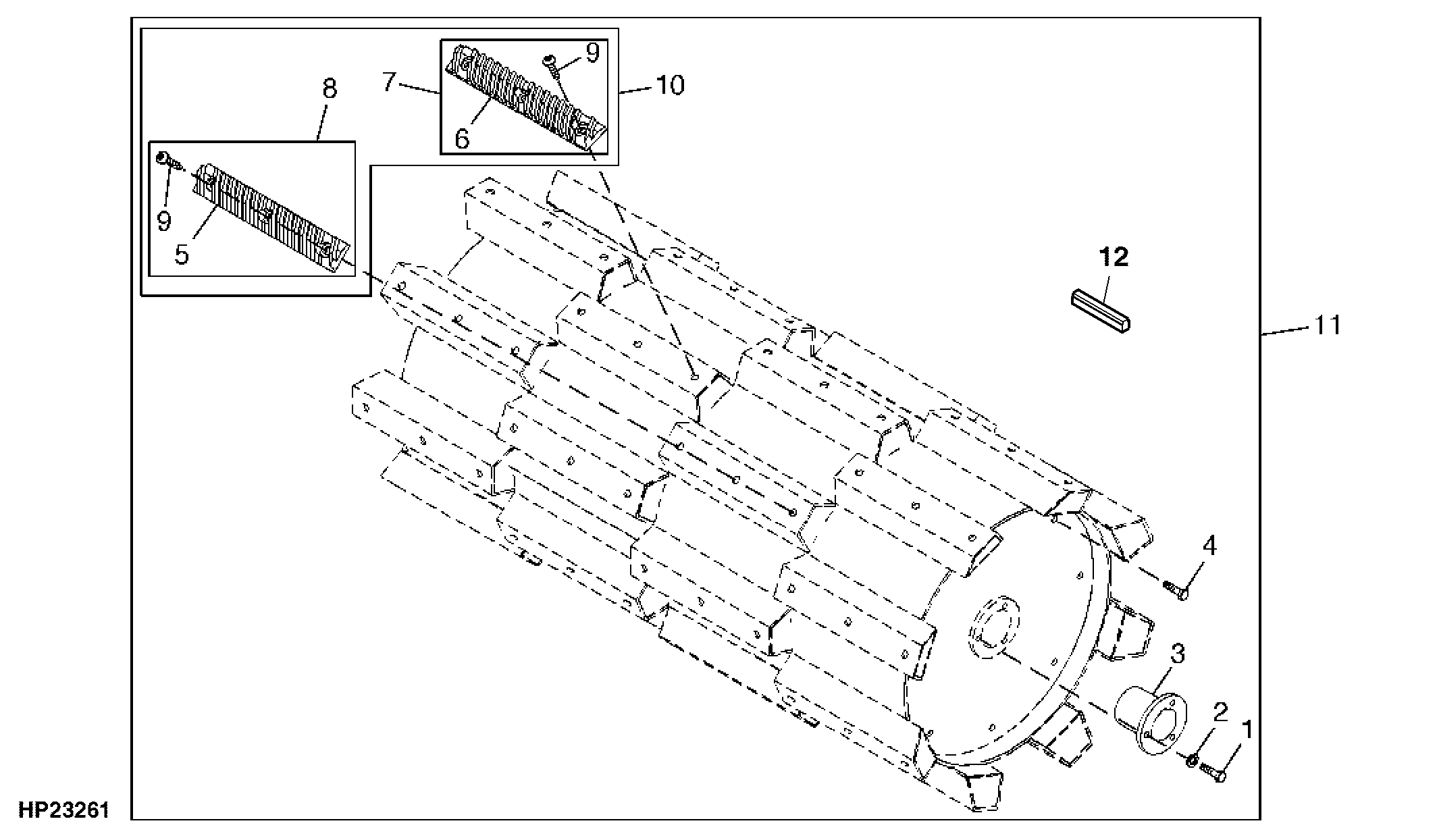 HIGH INERTIA THRESHING CYLINDER - GENERATION II