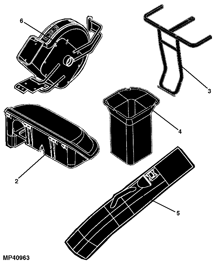 87 Material Collection System (Quik-Tatch™ Power Flow™)
