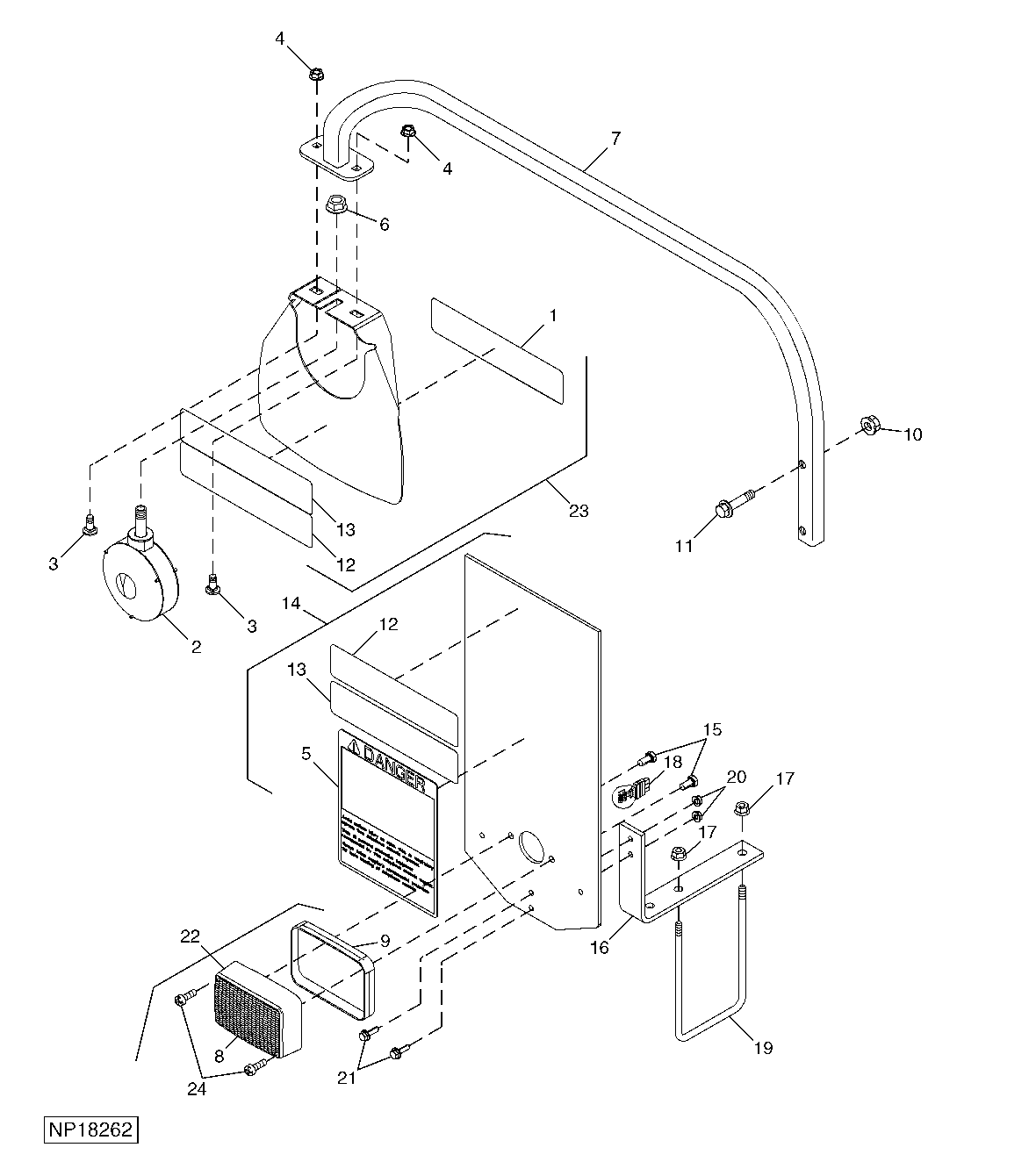 Safety, Warning Lights And Brackets (2001 - )