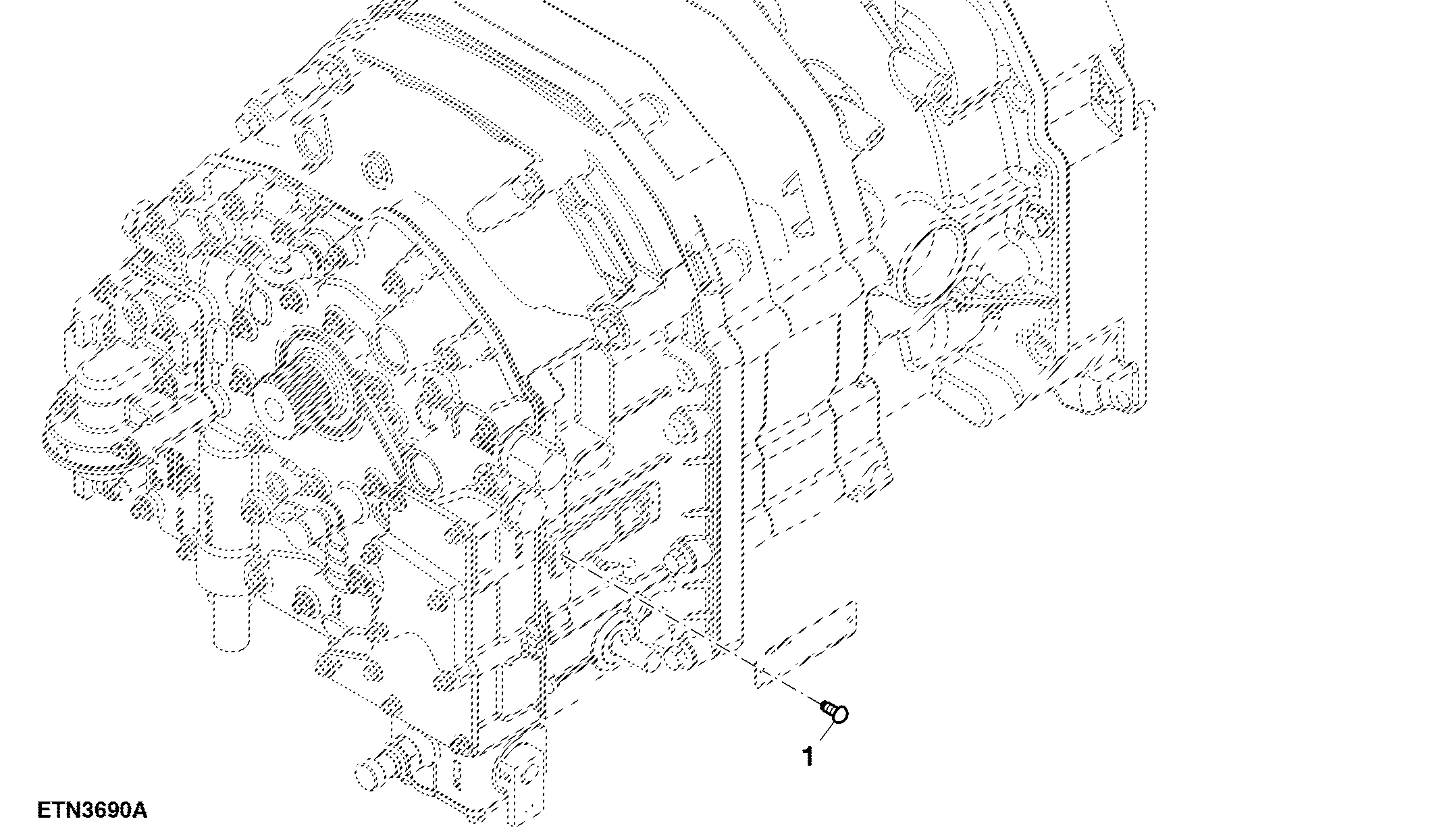Mounting Parts, Serial Number Plate, Transmission