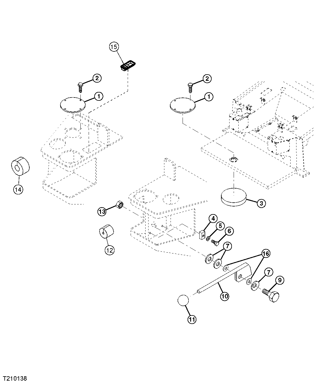 Operator's Platform Isolators And Safety Lever