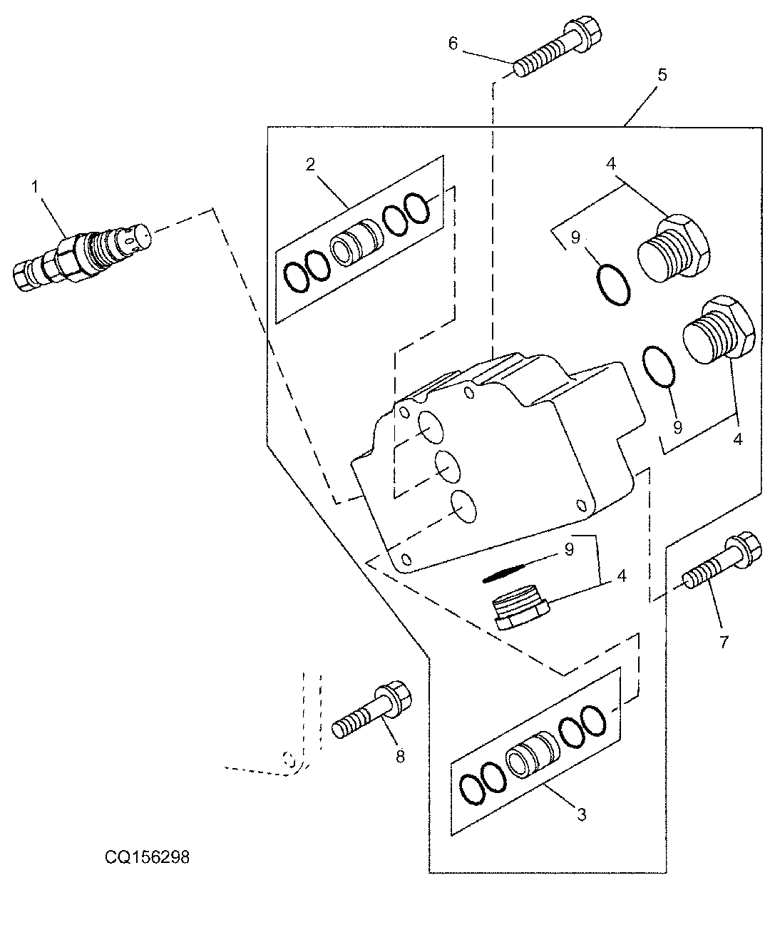 ROCKSHAFT CONTROL VALVE (WITHOUT SELECTIVE CONTROL VALVE)