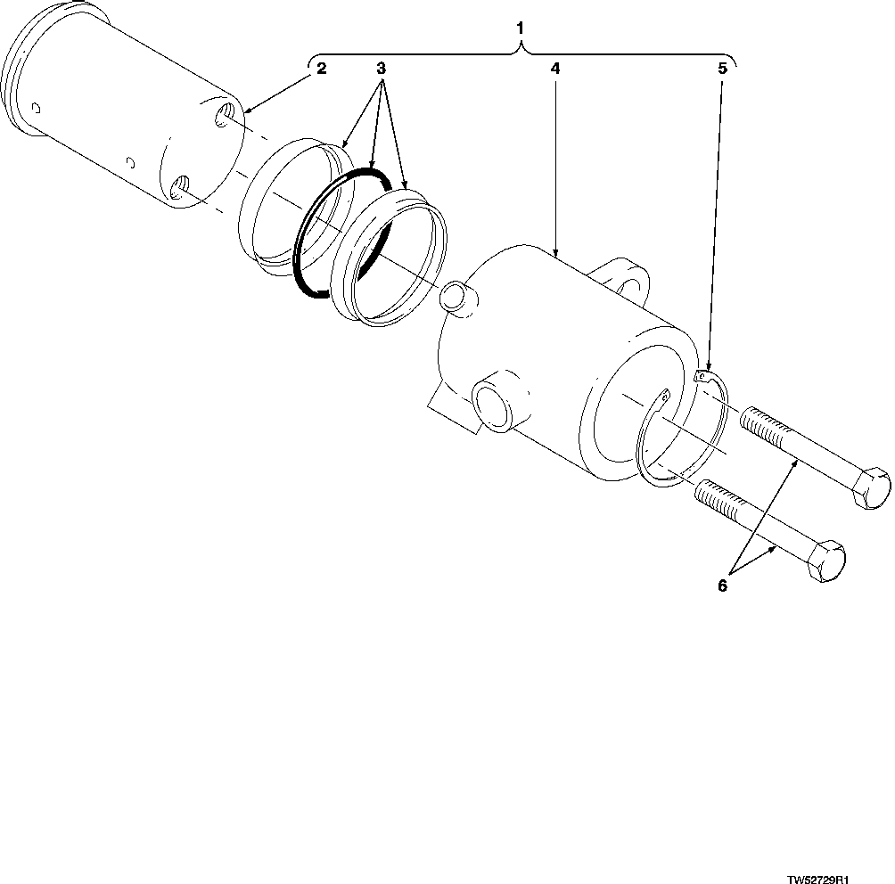 ROTATE MANIFOLD - 130"B GRAPPLE (001223- )(660D) (001011-)(848G)