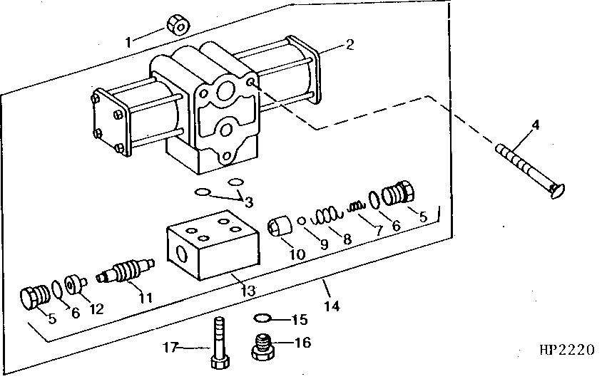 Control Valve (Dial-A-Matic Header Height Control) (600001 - )
