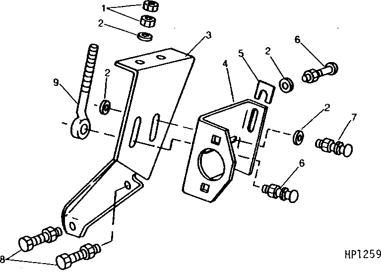 HYDROSTATIC DRIVE CHARGE PUMP MOUNTING (SUNDSTRAND) ( - 610300)