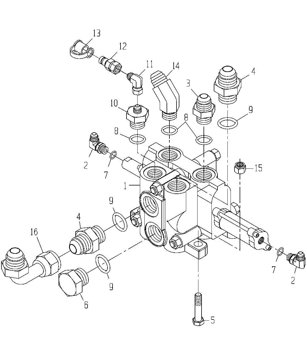 Valve GP, Scroll, Outer (Option 5310, 5320, 5330)