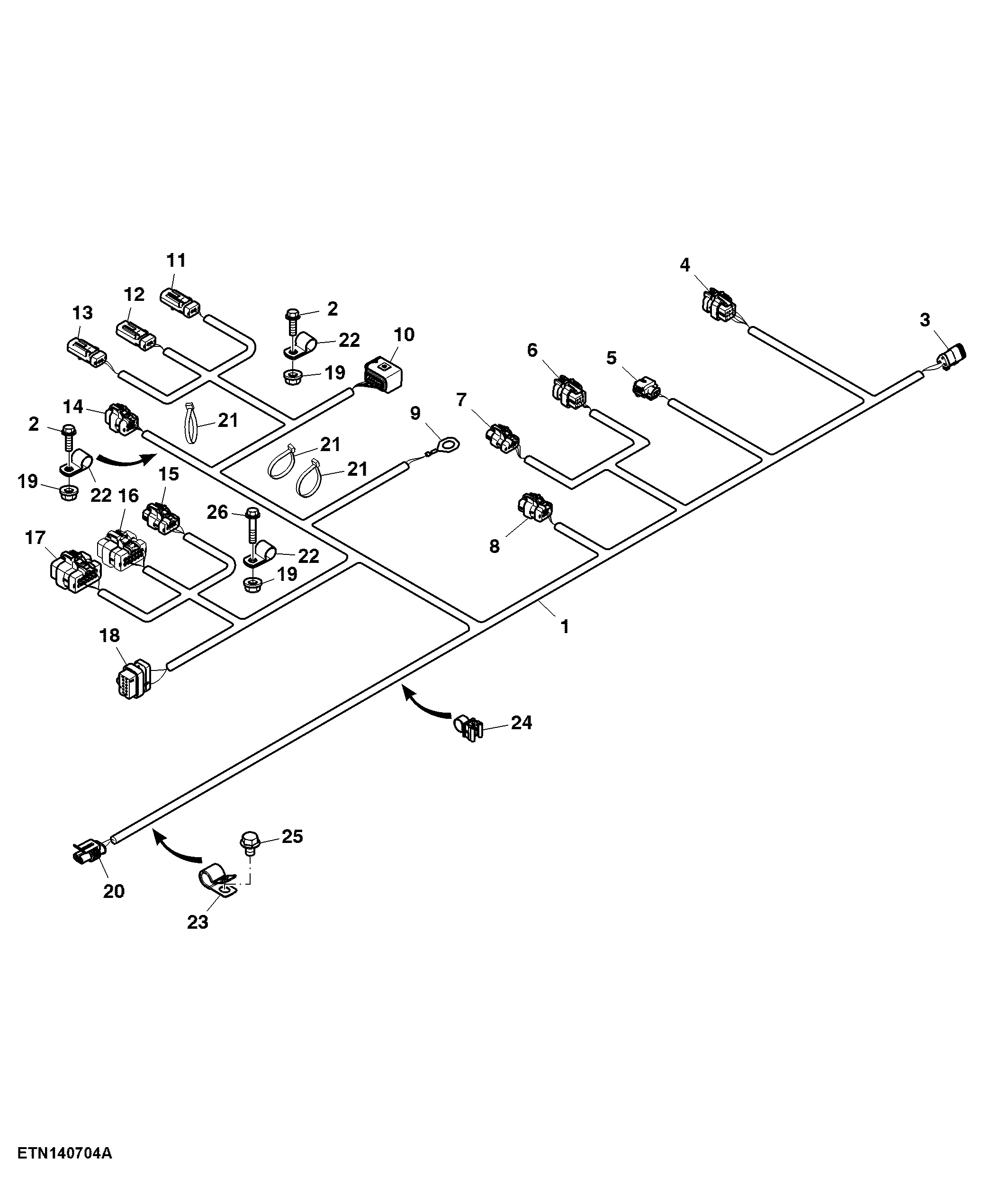 After Treatment Wiring Harness (420001 - 430000)
