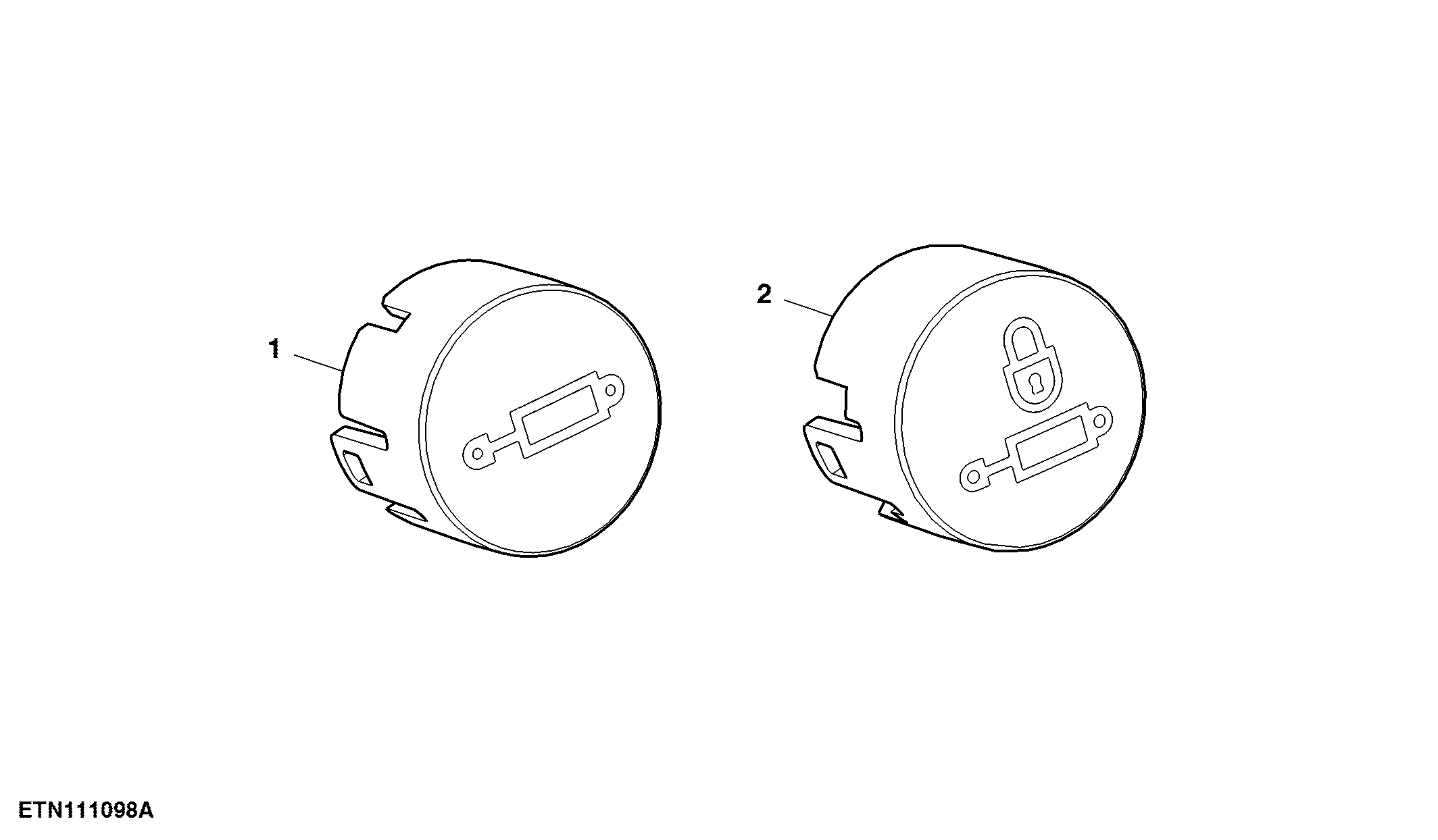 Push Buttons, Switch Module, W/ Rear Electrical SCV