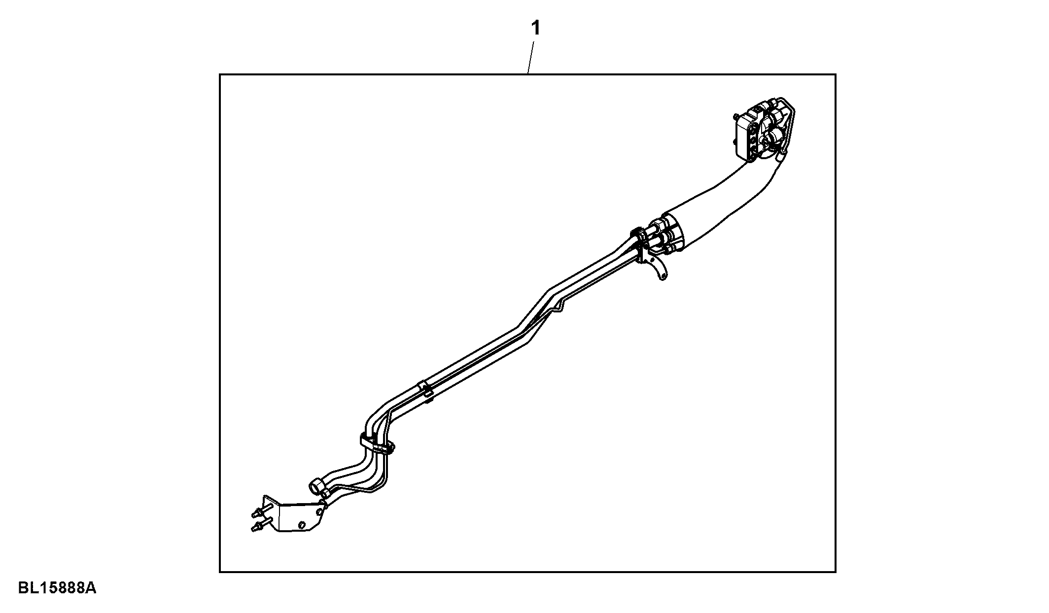 Attachment, Oil Supply Lines, Midstack SCV, W/ PC-Hydraulics, W/ Power Beyond Position III