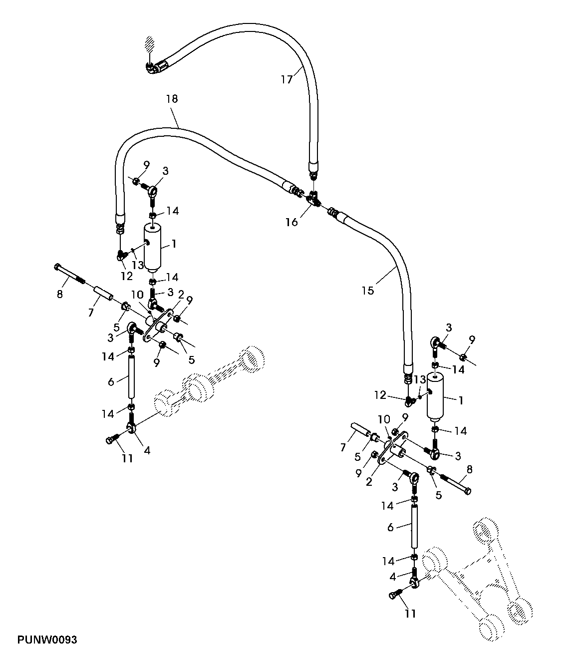 Mount - Base Cutter Height Indicator Cylinder (Wheel)