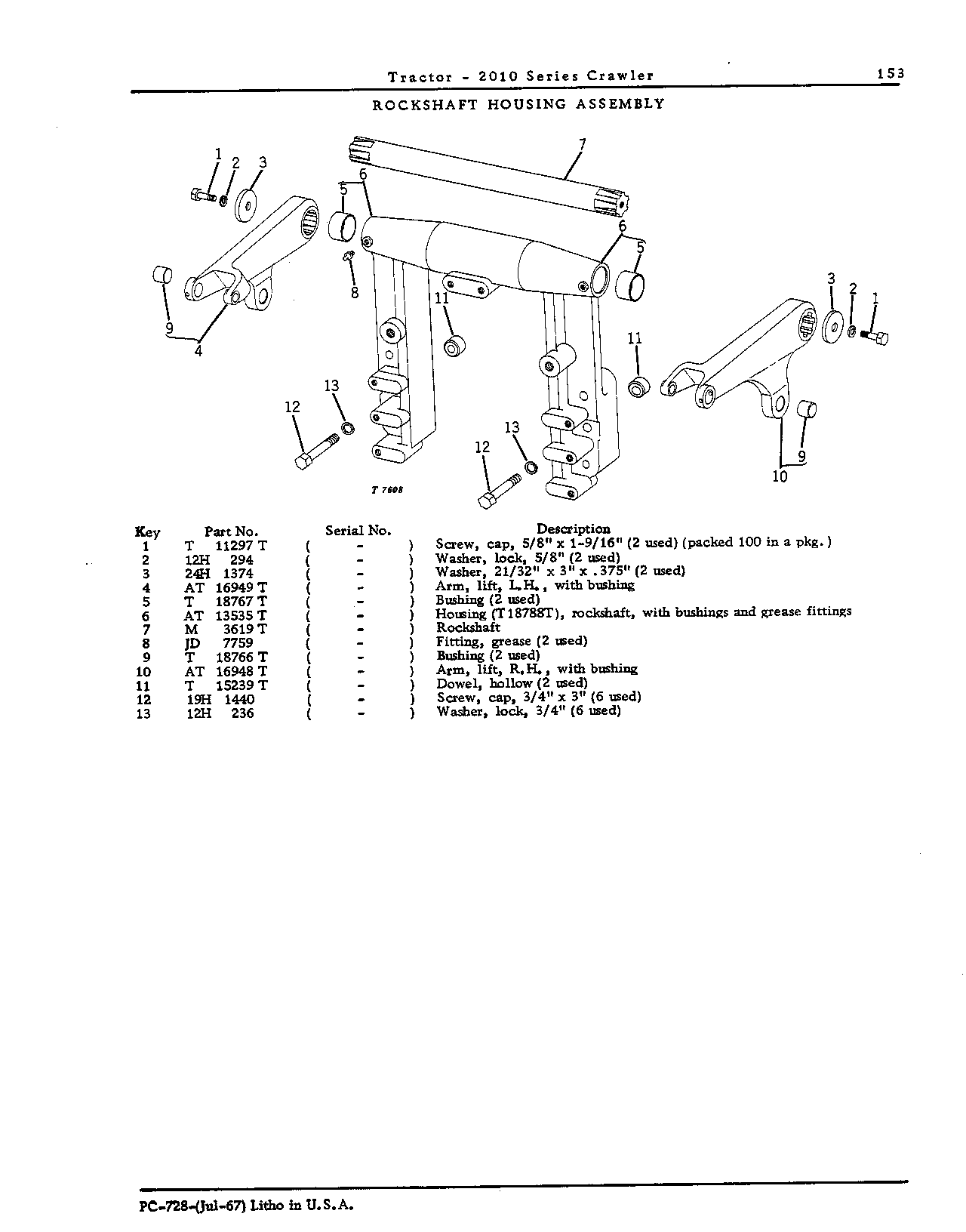 Rockshaft housing