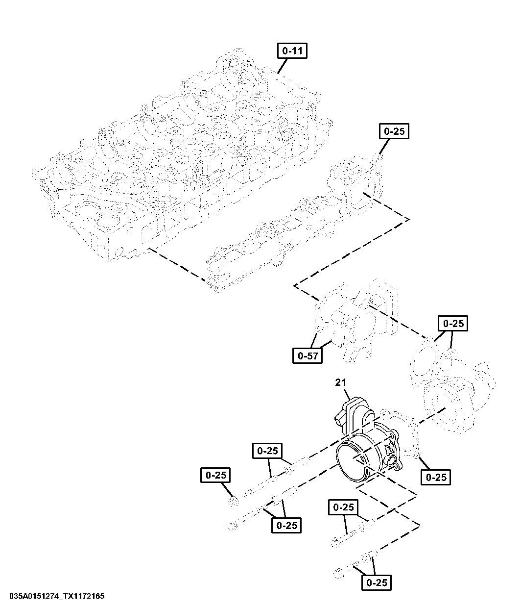 Engine Control Valve and Lever