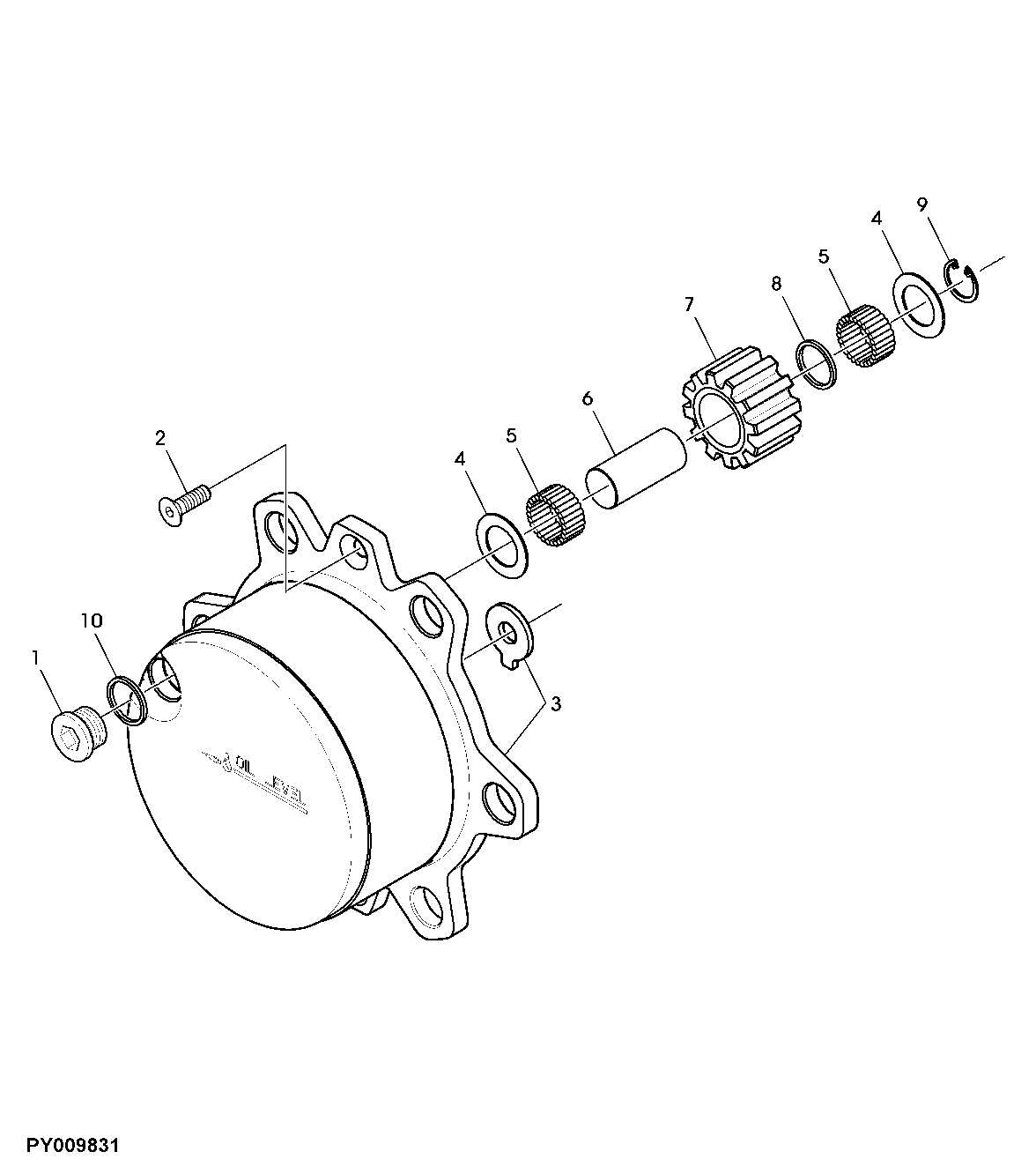 4WD WHEEL HUB AND PLANETARY REDUCTION GEARS