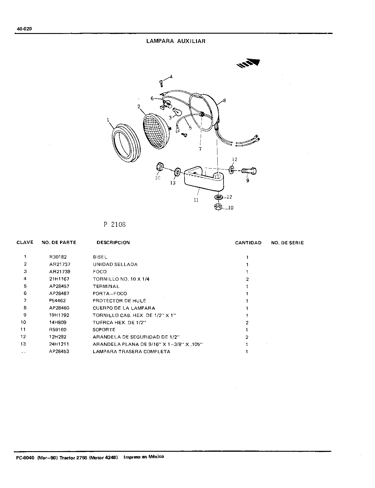 Lampara Auxiliar