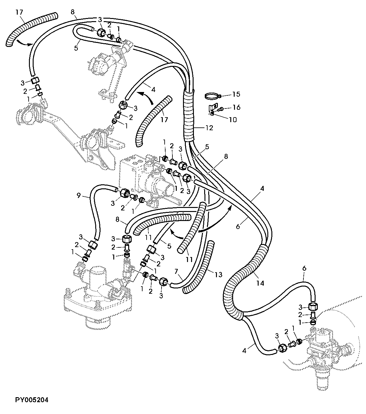 TRAILER AIR BRAKE LINES (2-LINE PLUS 1-LINE SYSTEM)